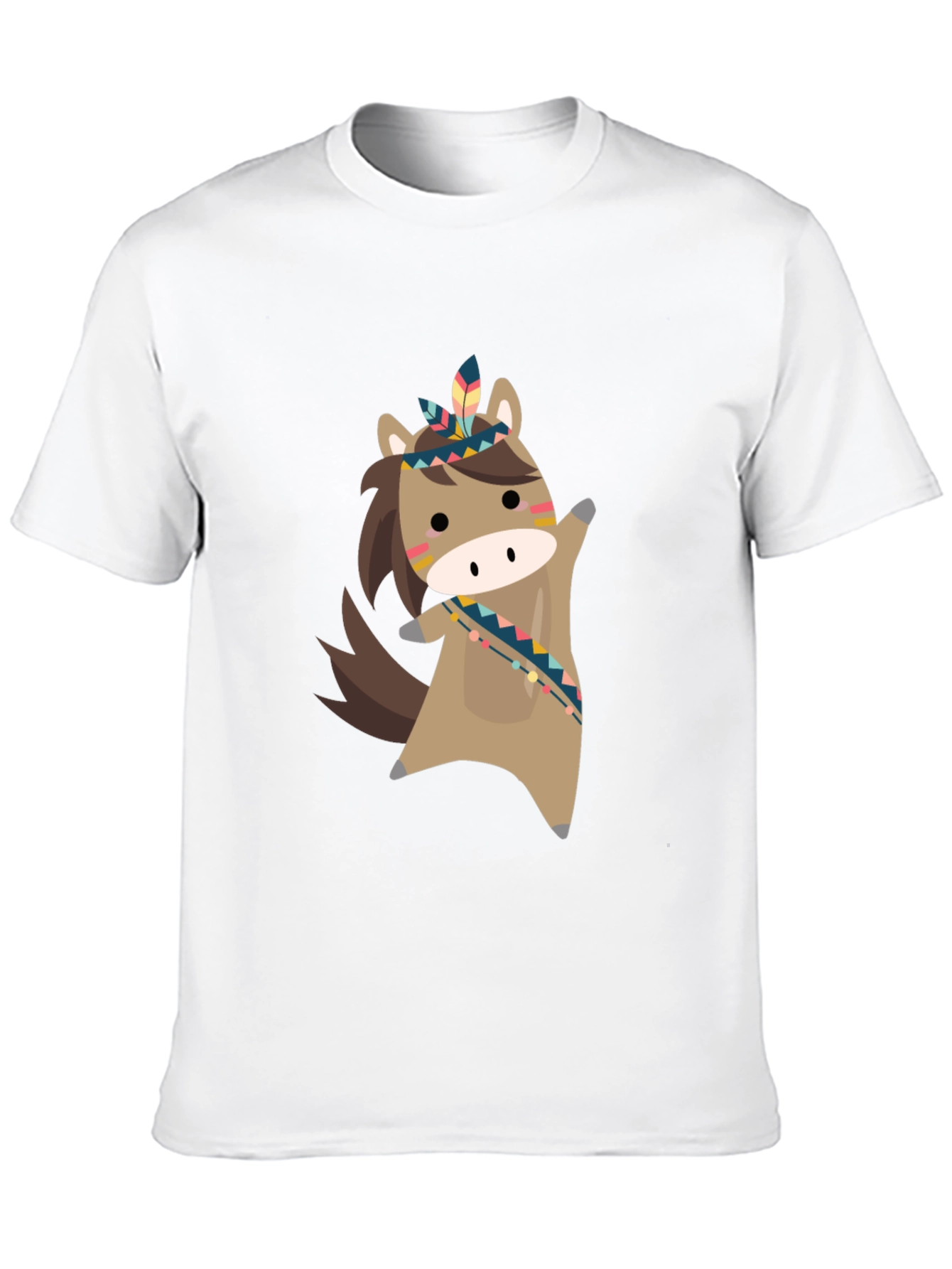 Cute Cartoon Horse Tee
