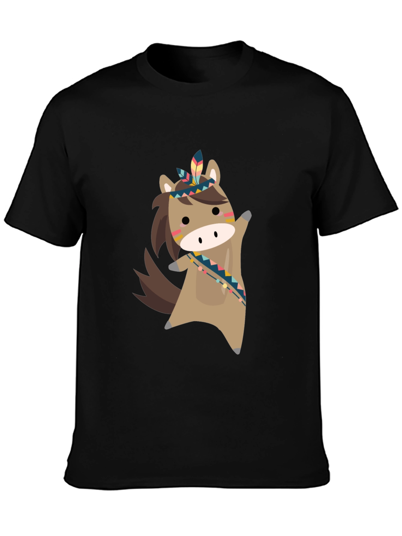 Cute Cartoon Horse Tee