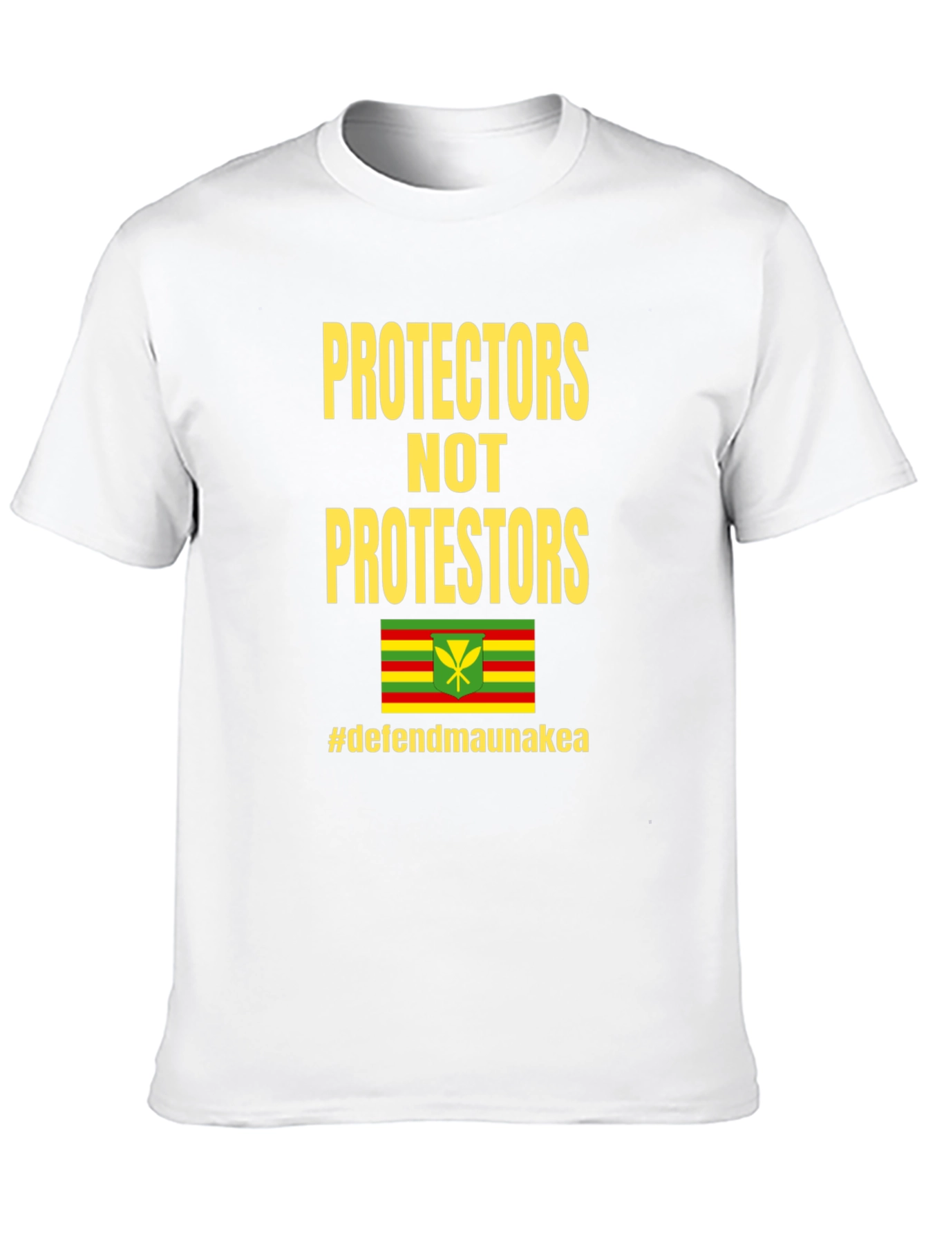 Protectors Not Protesters Tee - Defend Mauna Kea