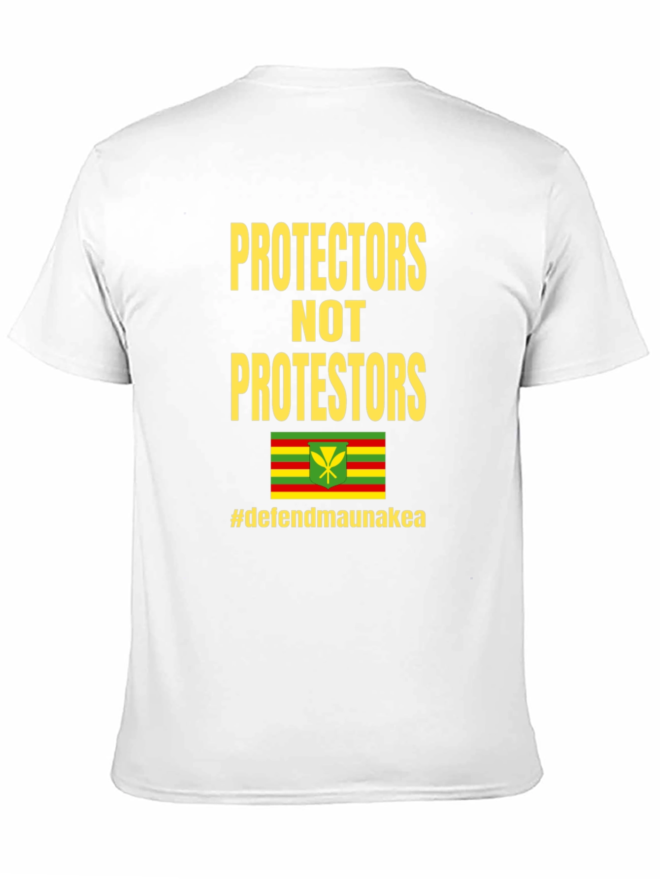 Protectors Not Protesters Tee - Defend Mauna Kea