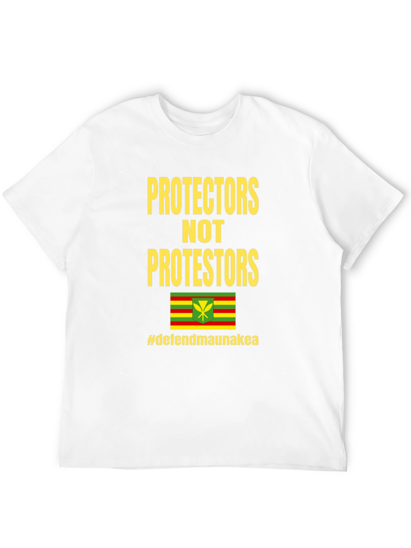 Protectors Not Protesters Tee - Defend Mauna Kea