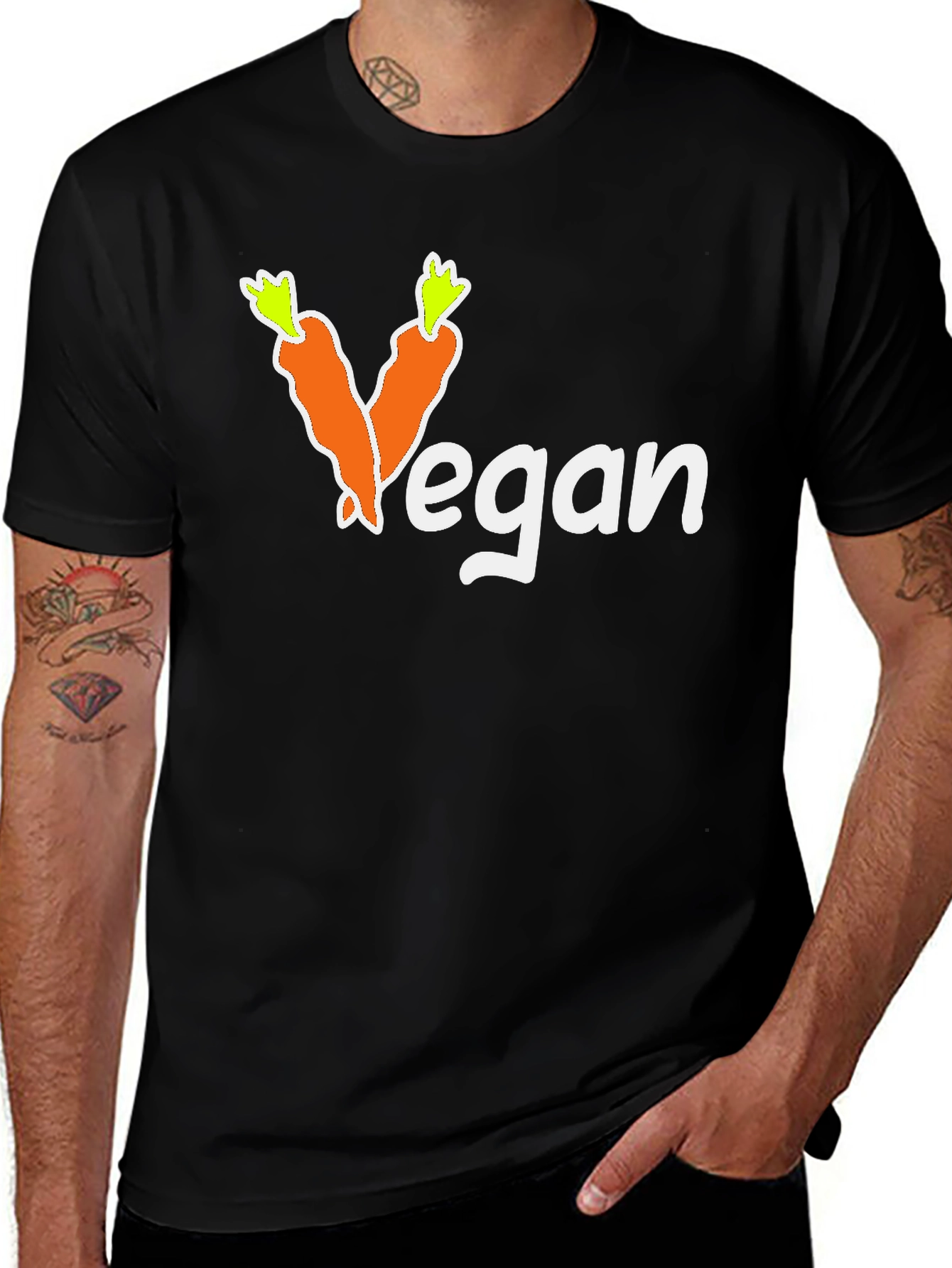 Vegan Carrot Graphic T-Shirt