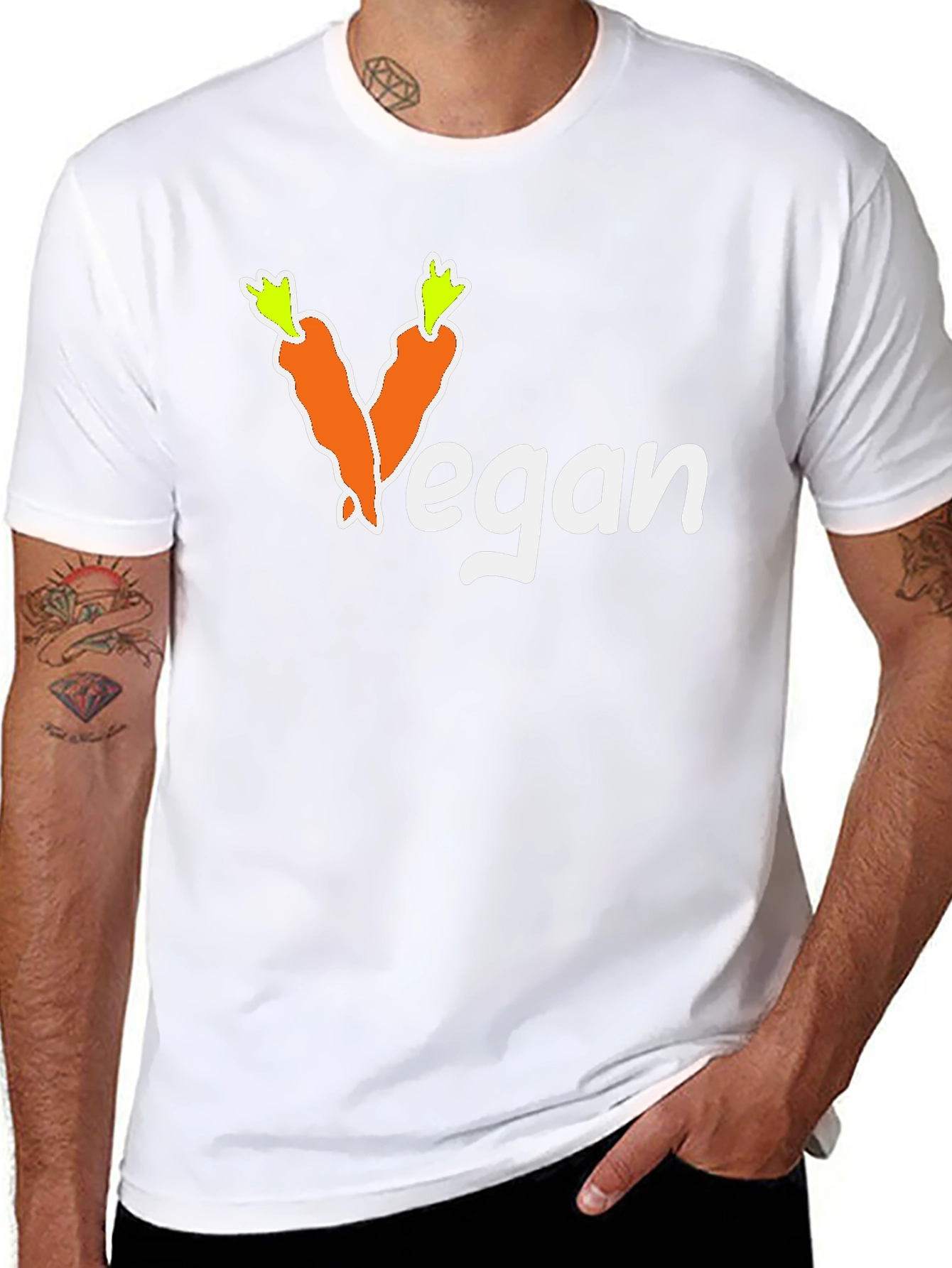 Vegan Carrot Graphic T-Shirt