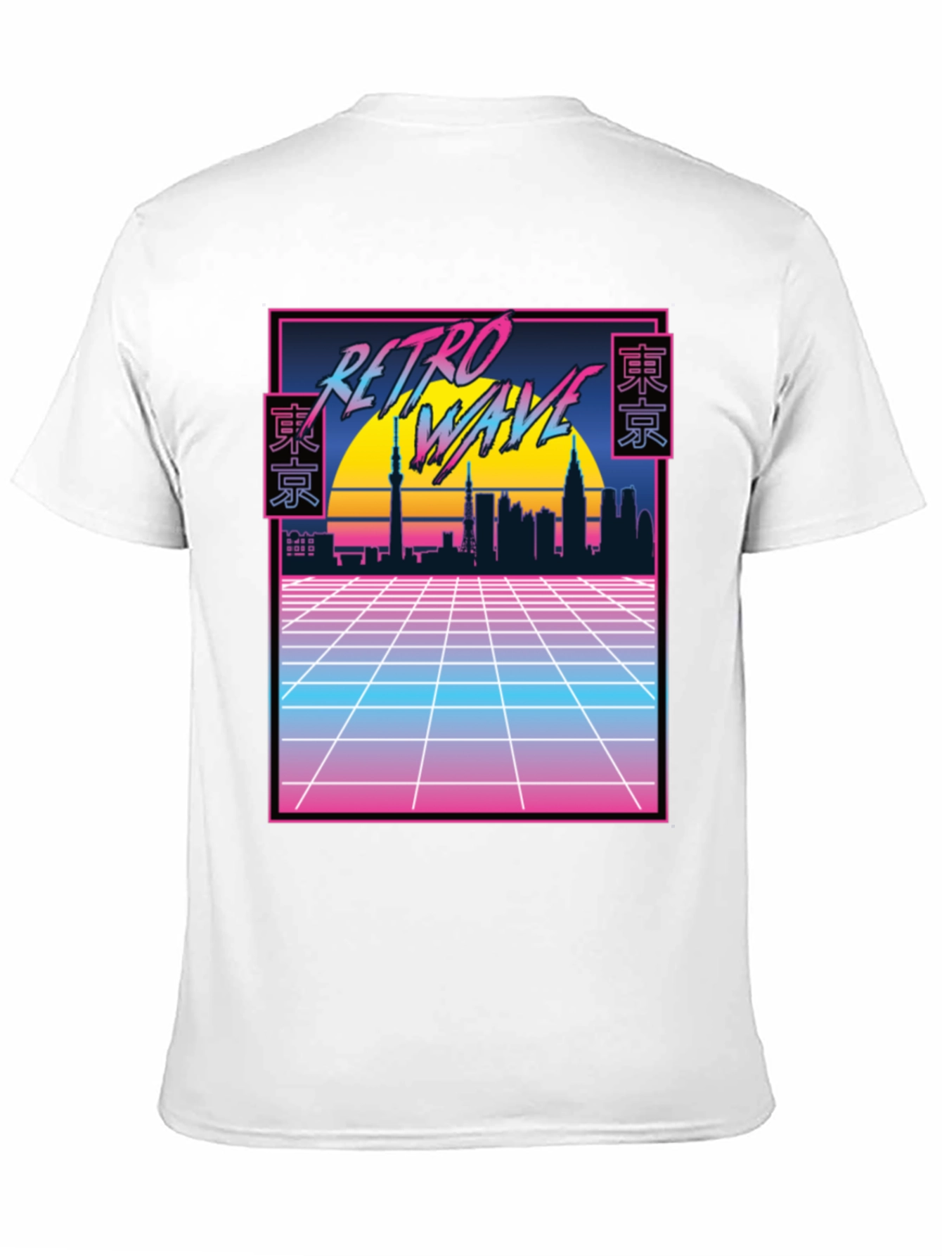 Retro Wave Tokyo Skyline T-Shirt