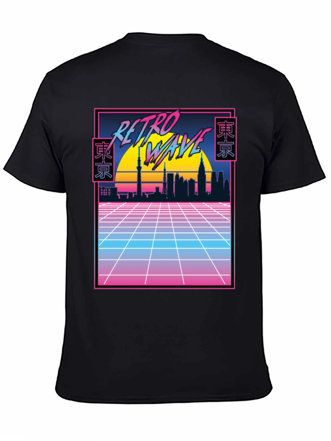 Retro Wave Tokyo Skyline T-Shirt