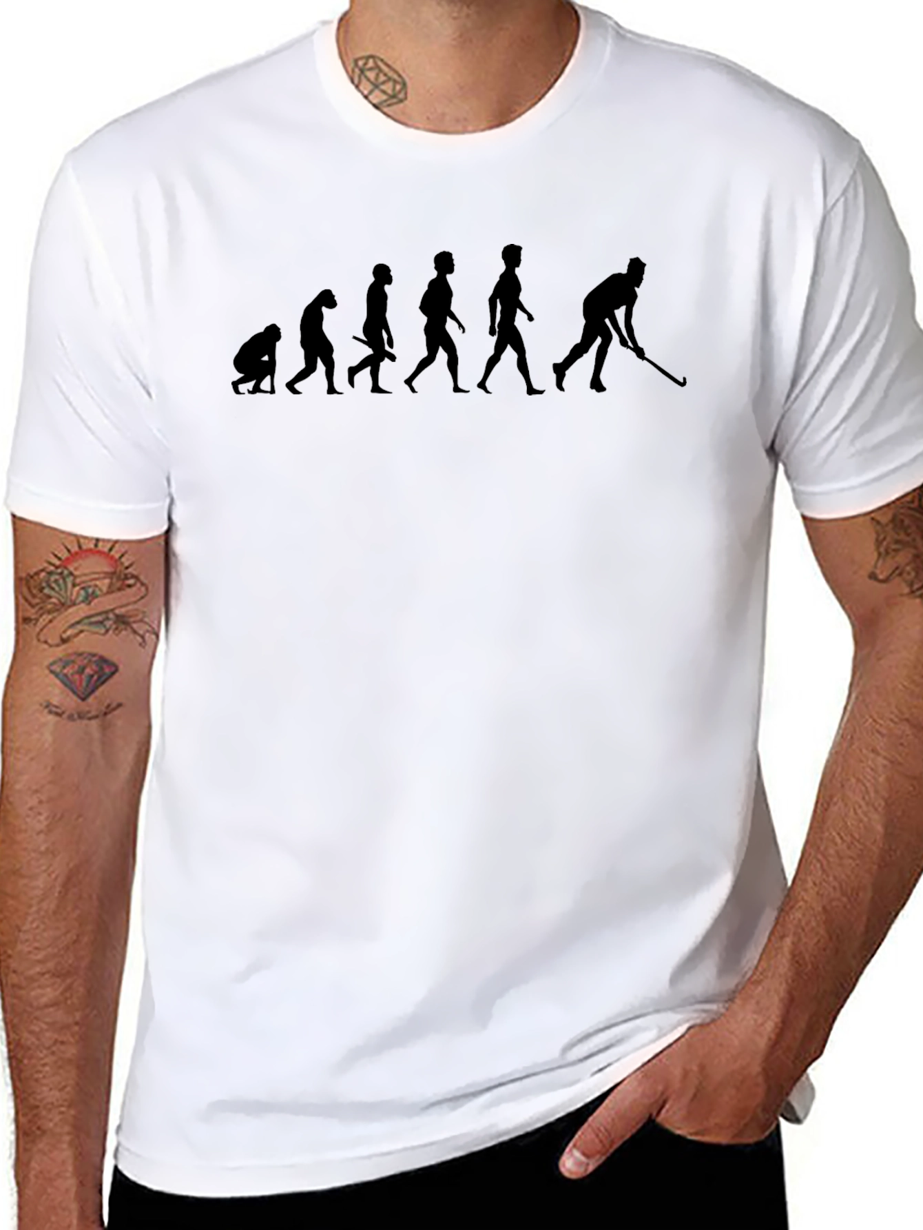 Hockey Evolution T-Shirt - Funny Sport Tee