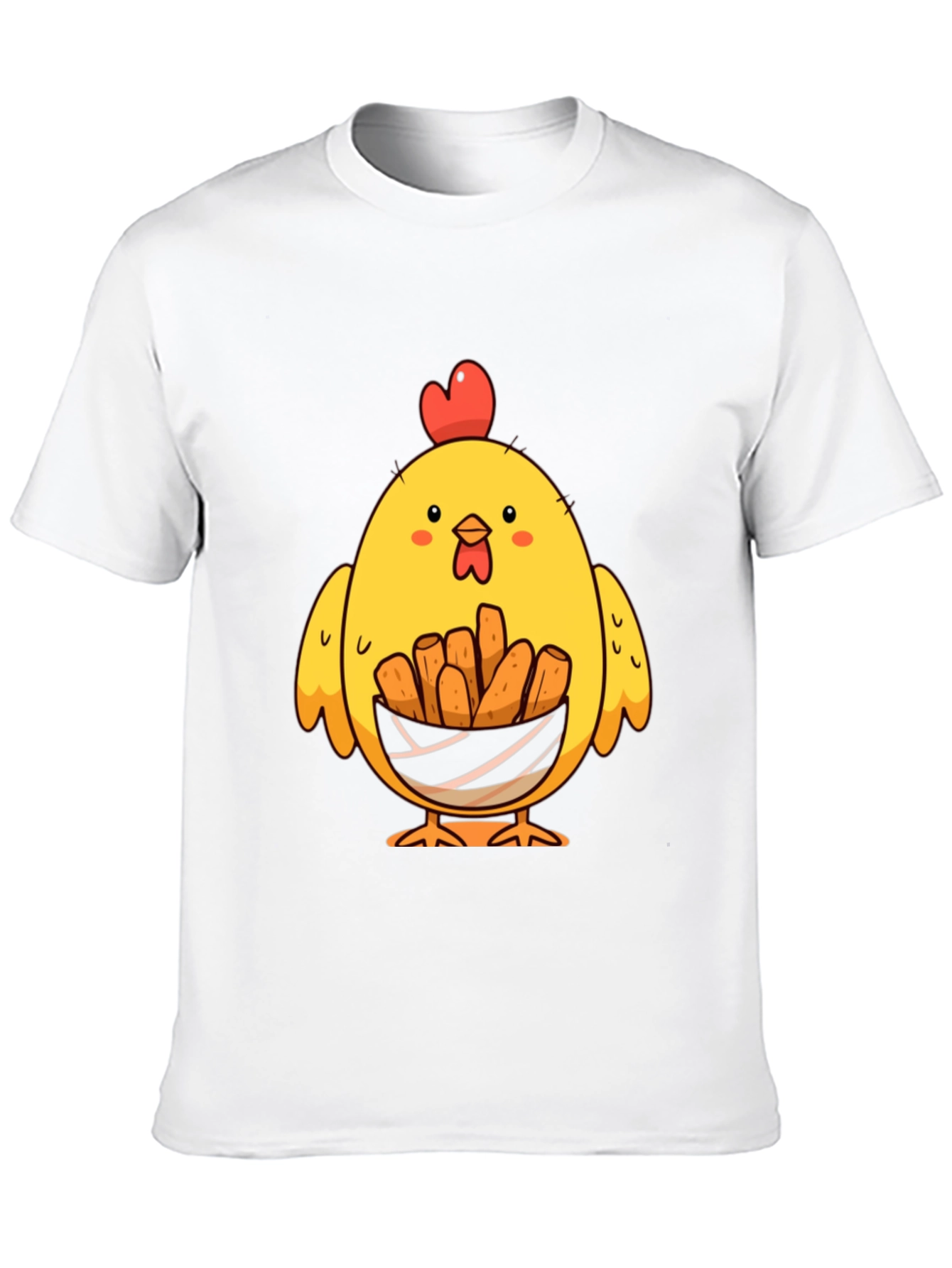 Chicken Nugget Lover T-Shirt - Cute Cartoon Chick