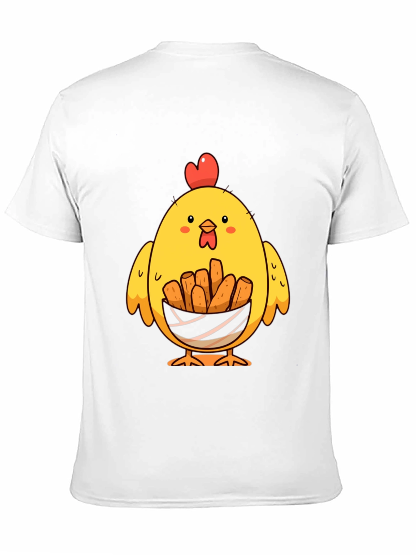 Chicken Nugget Lover T-Shirt - Cute Cartoon Chick