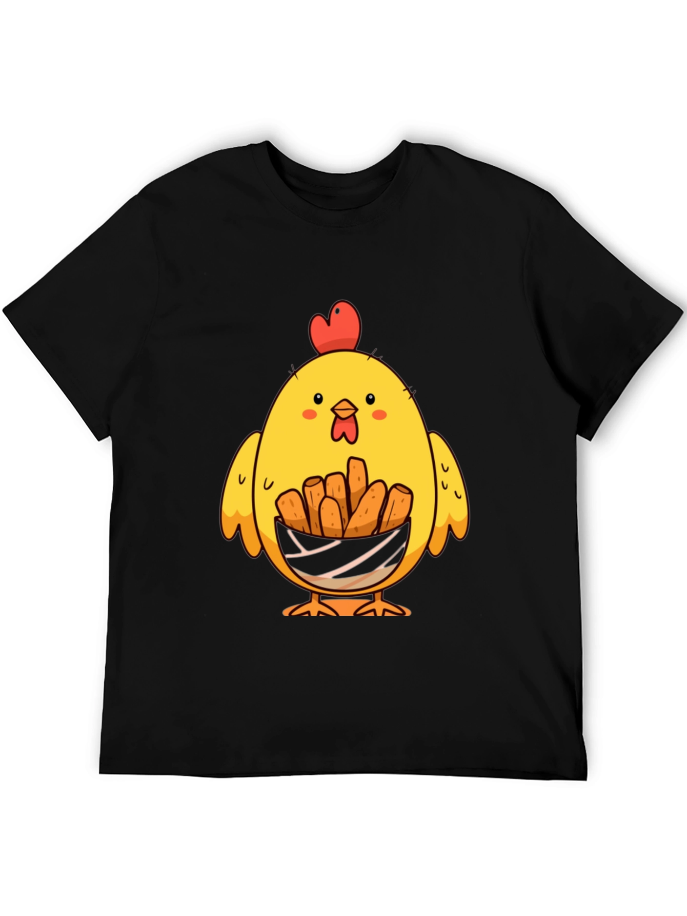 Chicken Nugget Lover T-Shirt - Cute Cartoon Chick