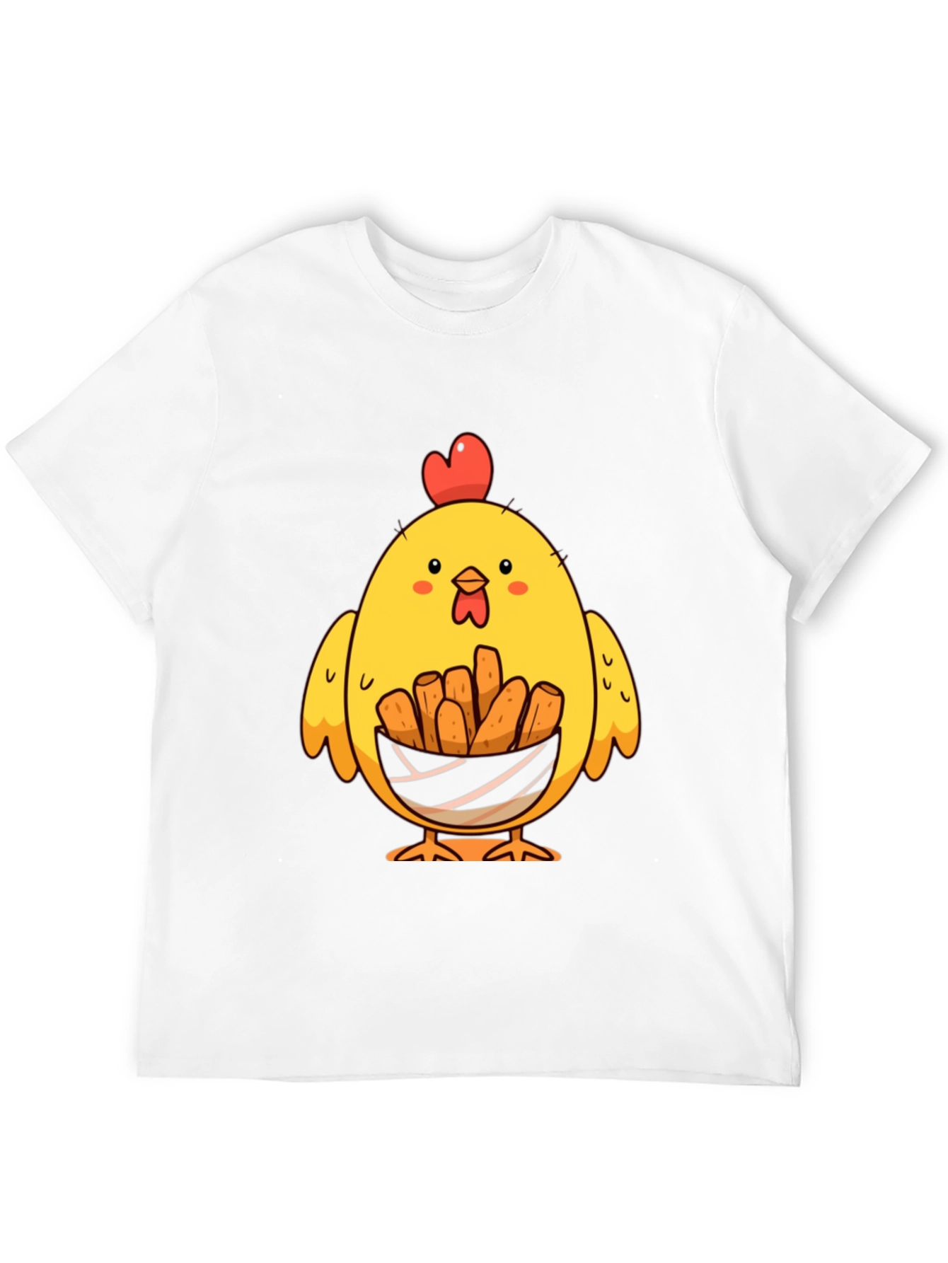 Chicken Nugget Lover T-Shirt - Cute Cartoon Chick