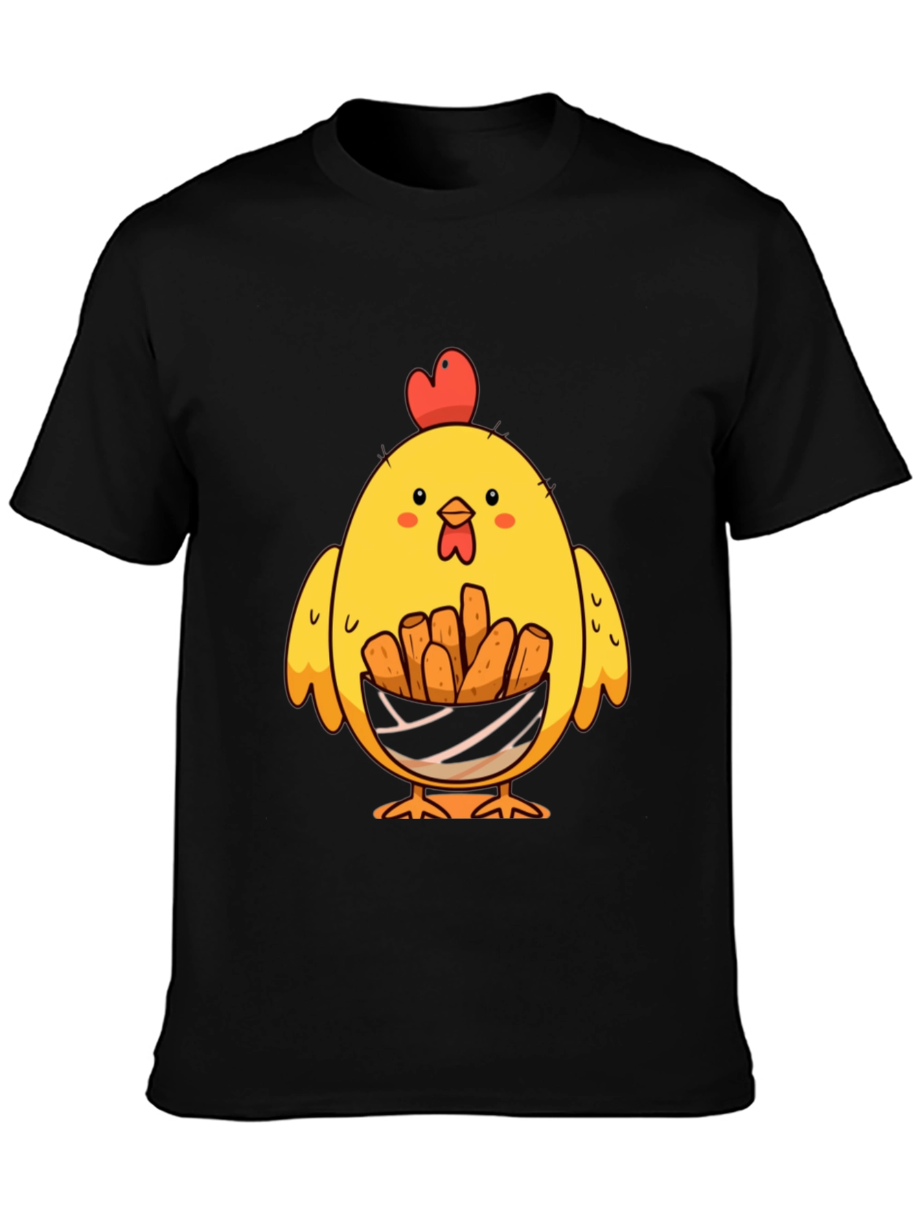 Chicken Nugget Lover T-Shirt - Cute Cartoon Chick