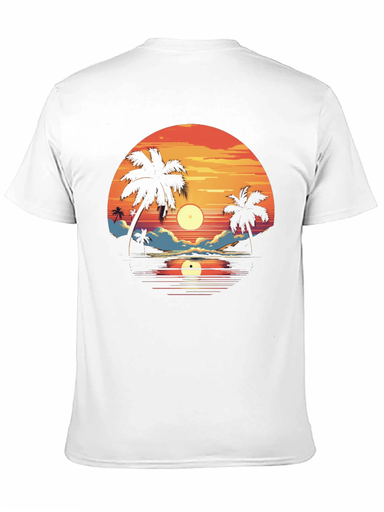 Sunset Palm Tree Graphic Tee