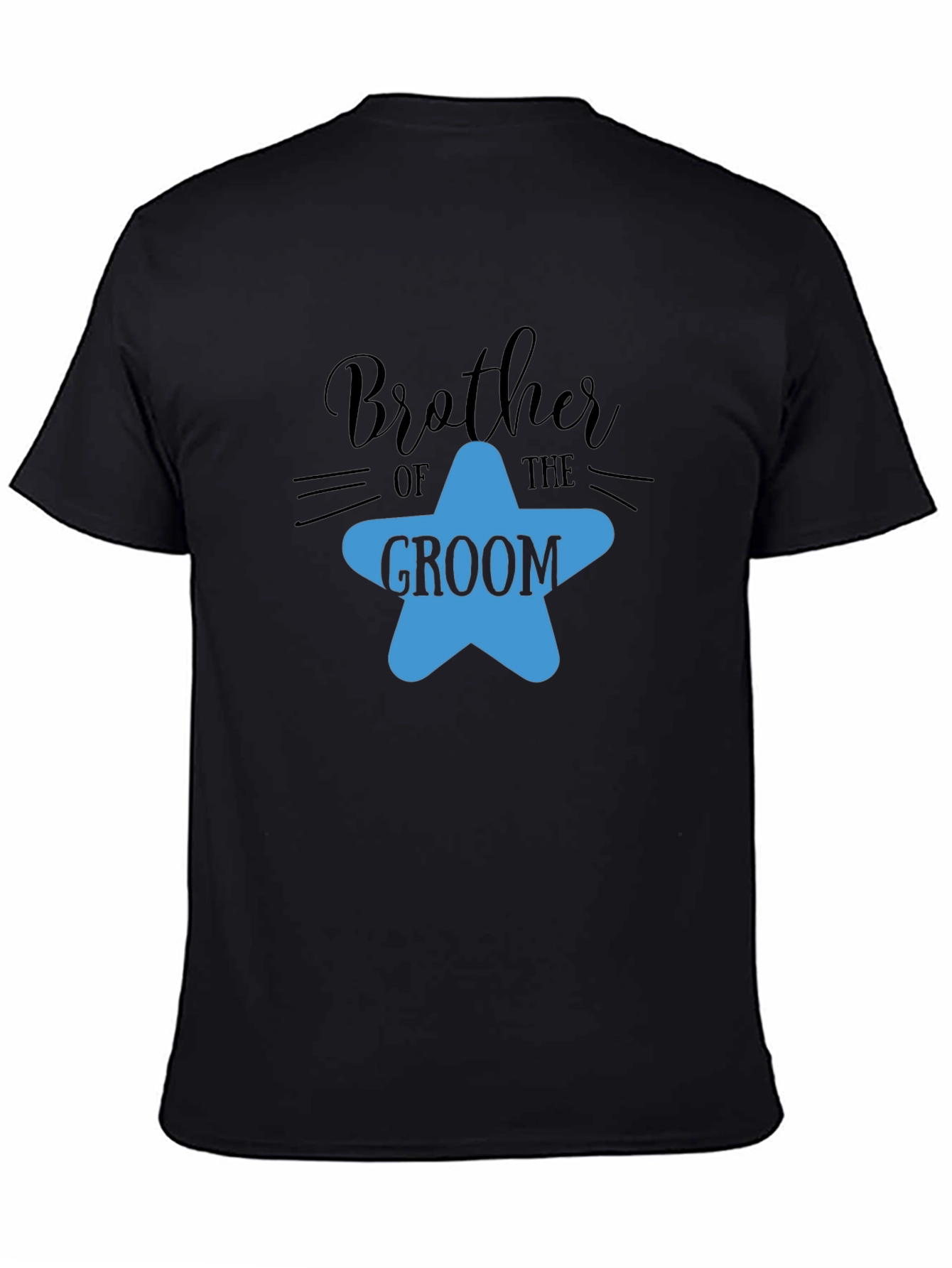 Brother of the Groom T-Shirt - Star Design