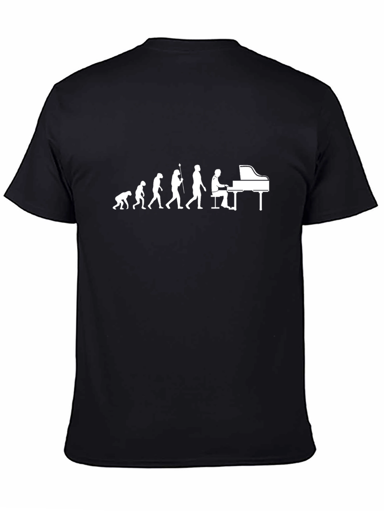 Evolution of Piano Player Tee - Funny Music Shirt