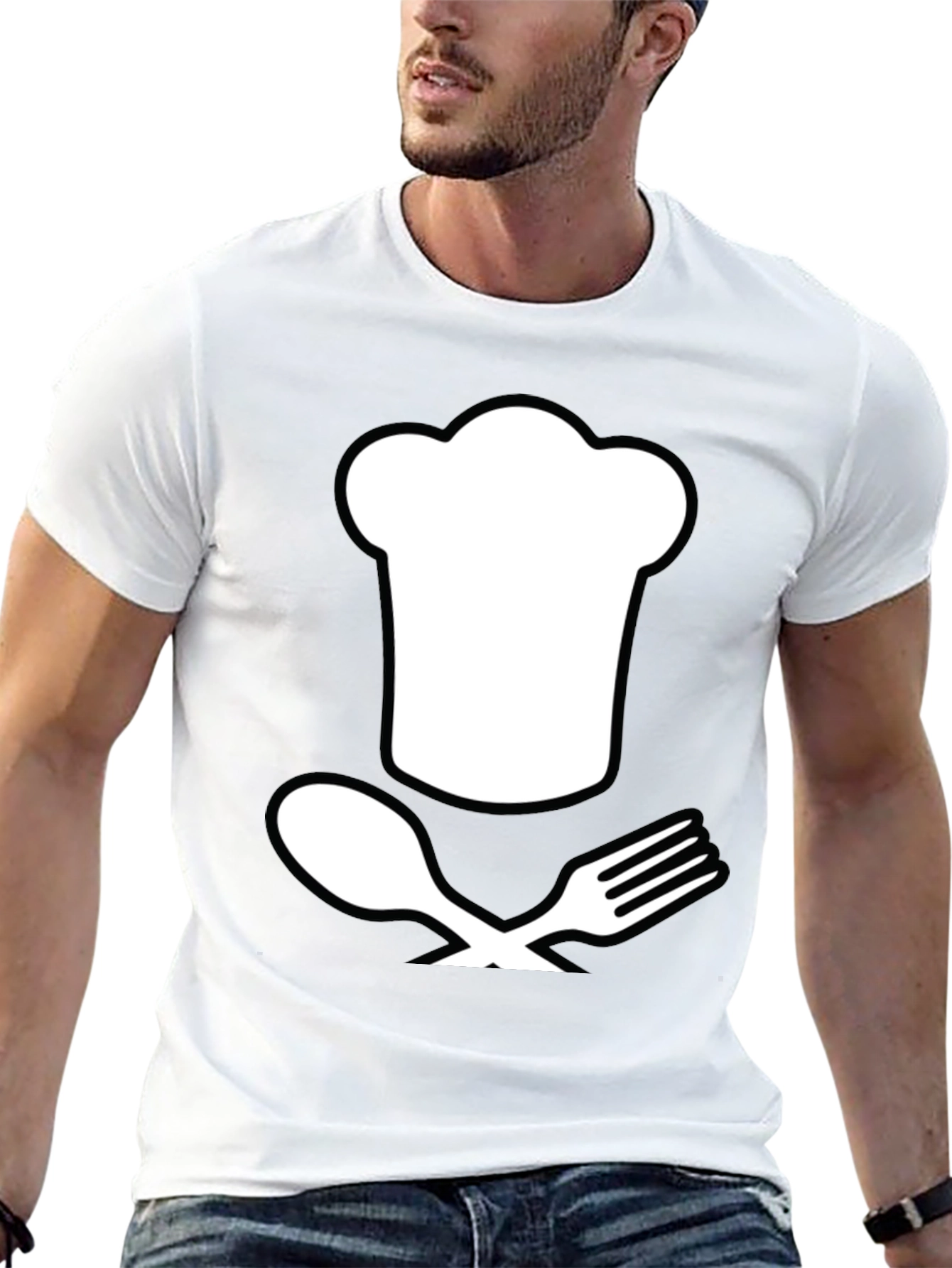 Chef Hat and Utensils T-Shirt