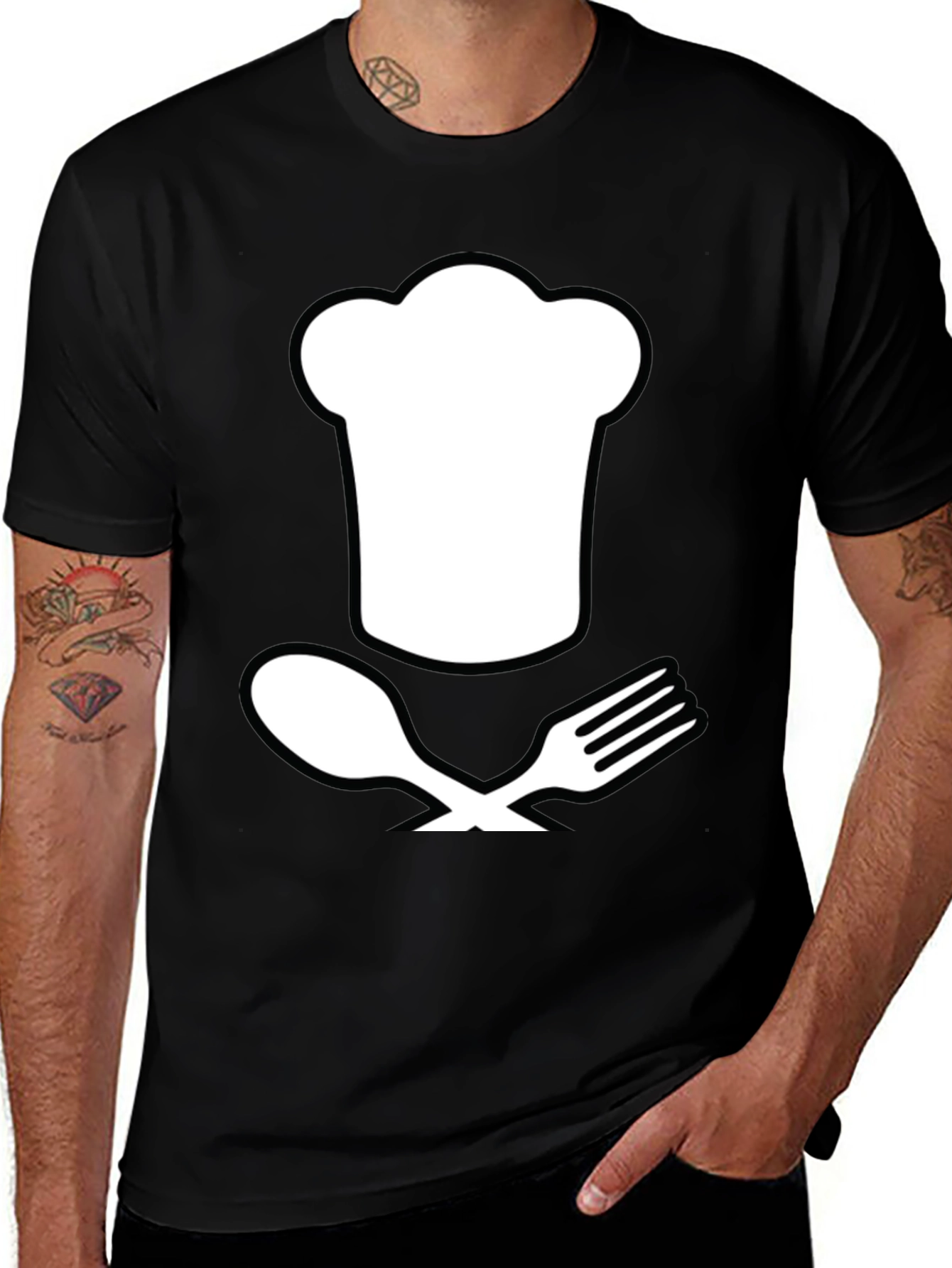 Chef Hat and Utensils T-Shirt