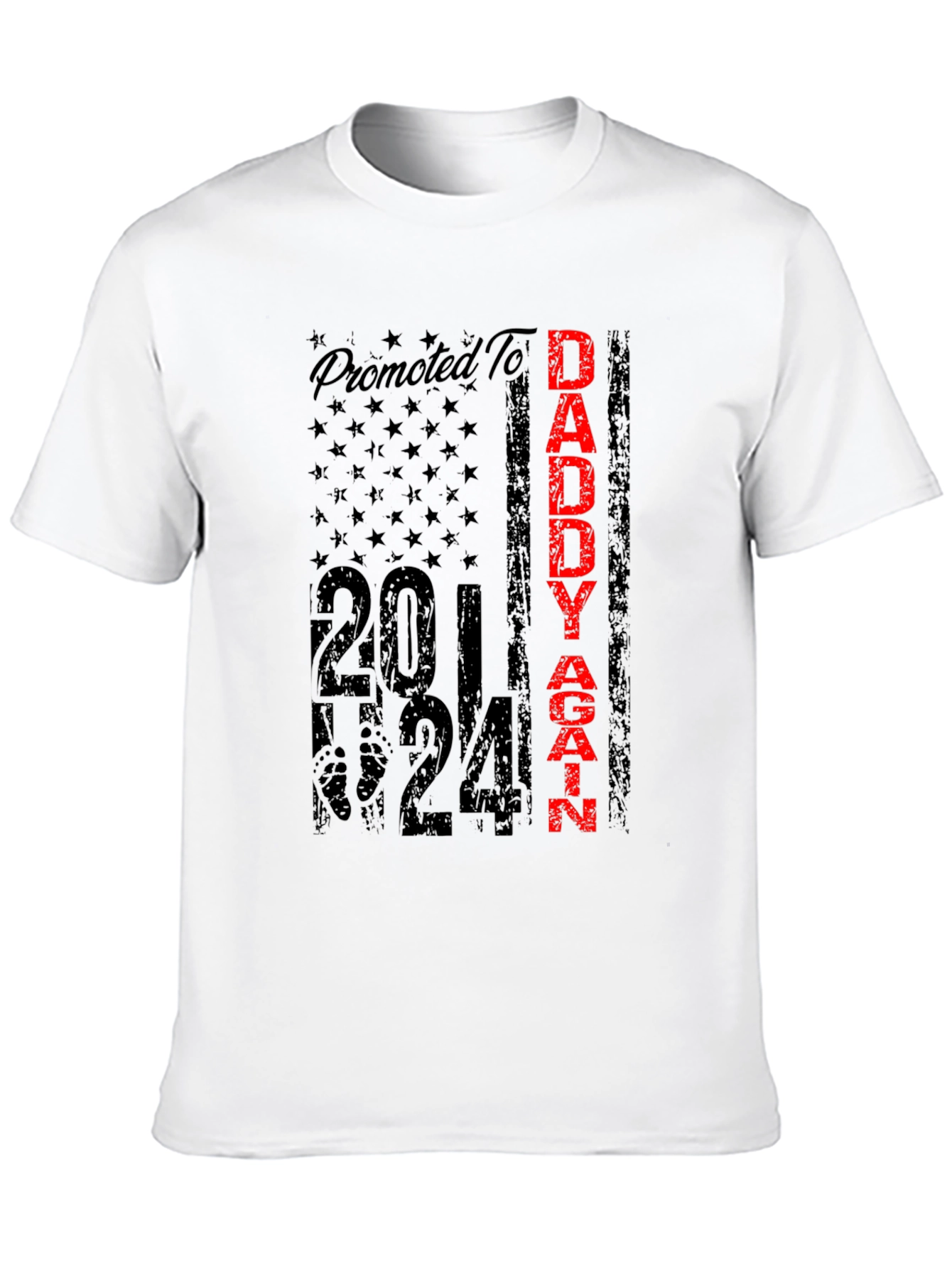 Promoted to Daddy Again 2024 T-Shirt