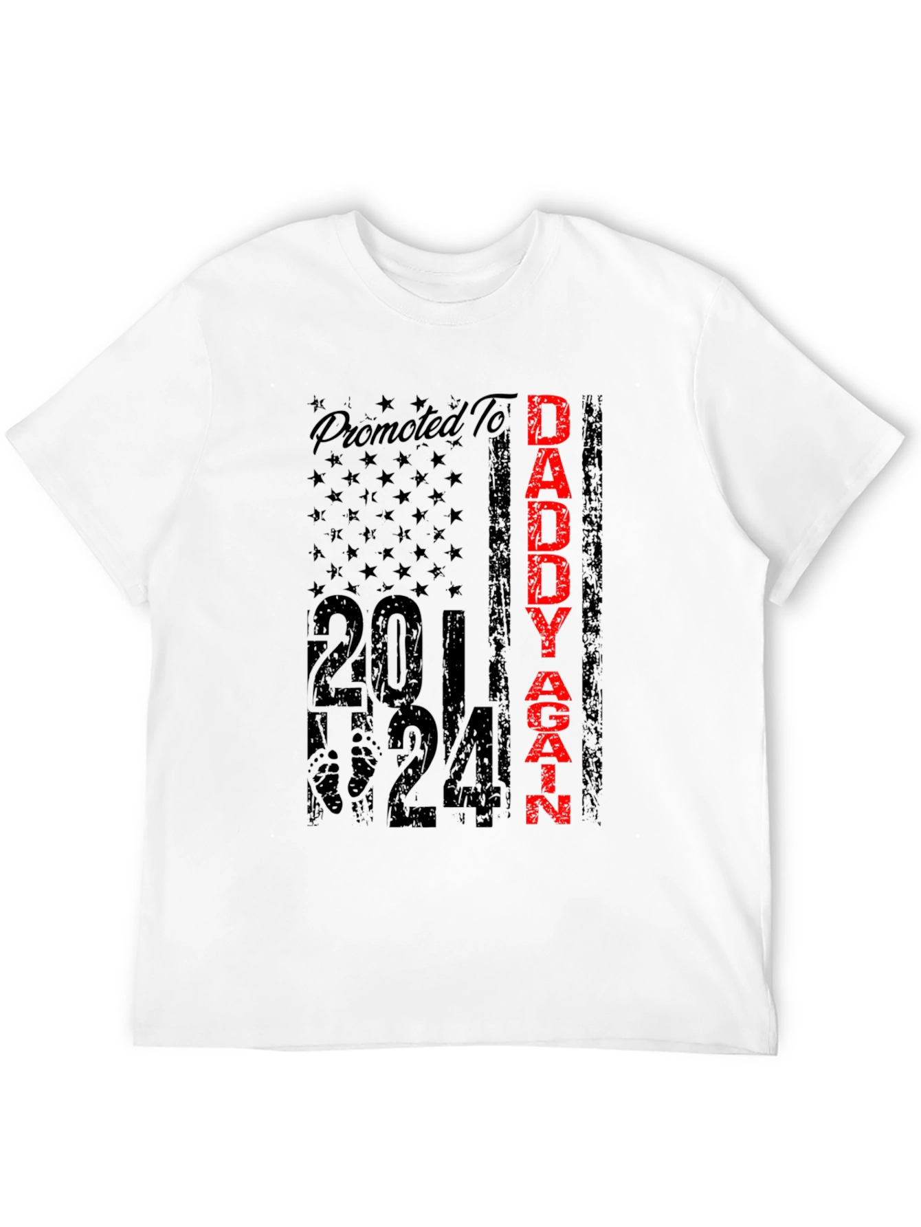 Promoted to Daddy Again 2024 T-Shirt