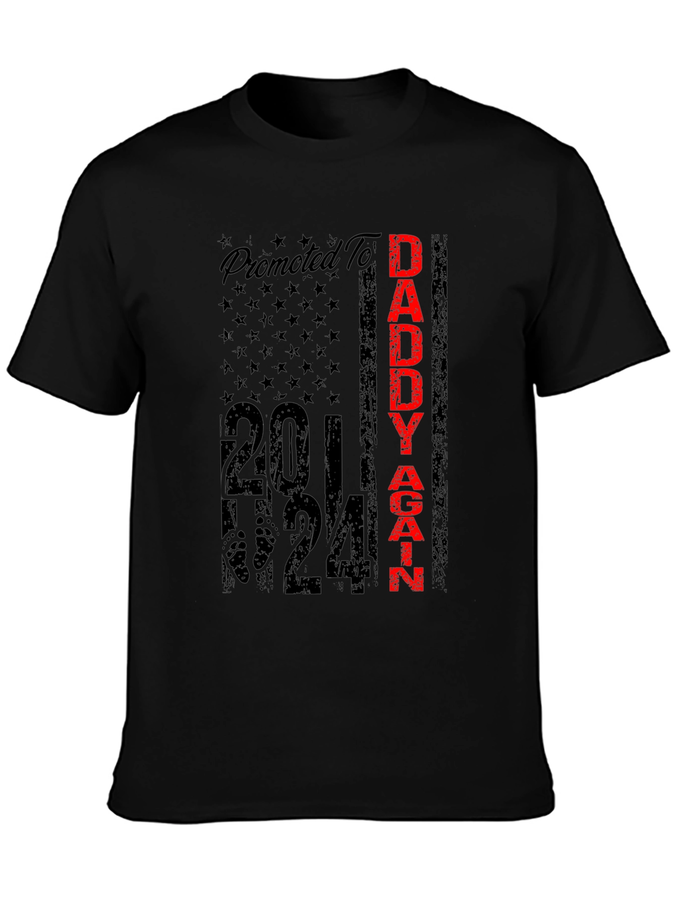 Promoted to Daddy Again 2024 T-Shirt