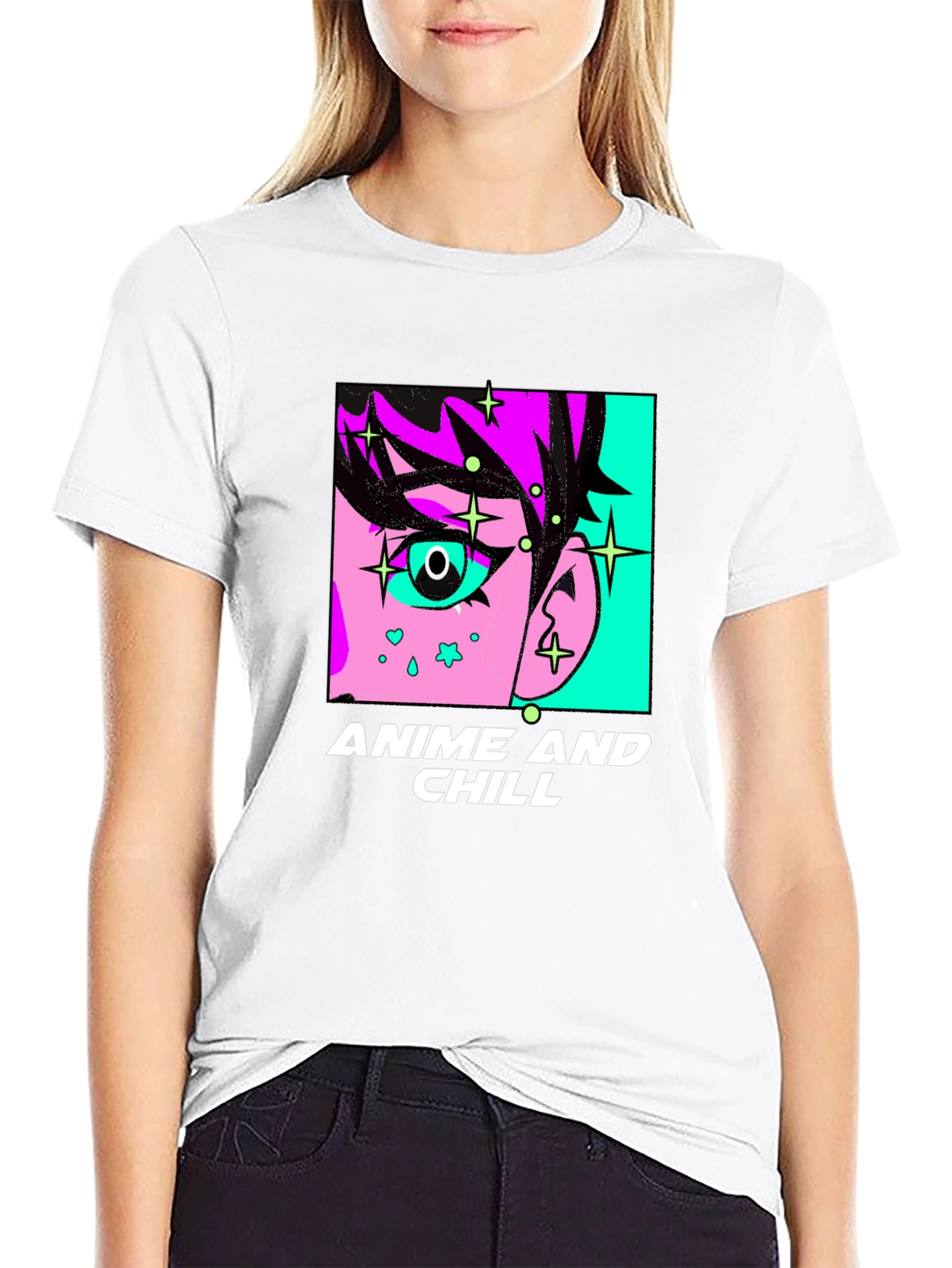 Anime and Chill Graphic Tee