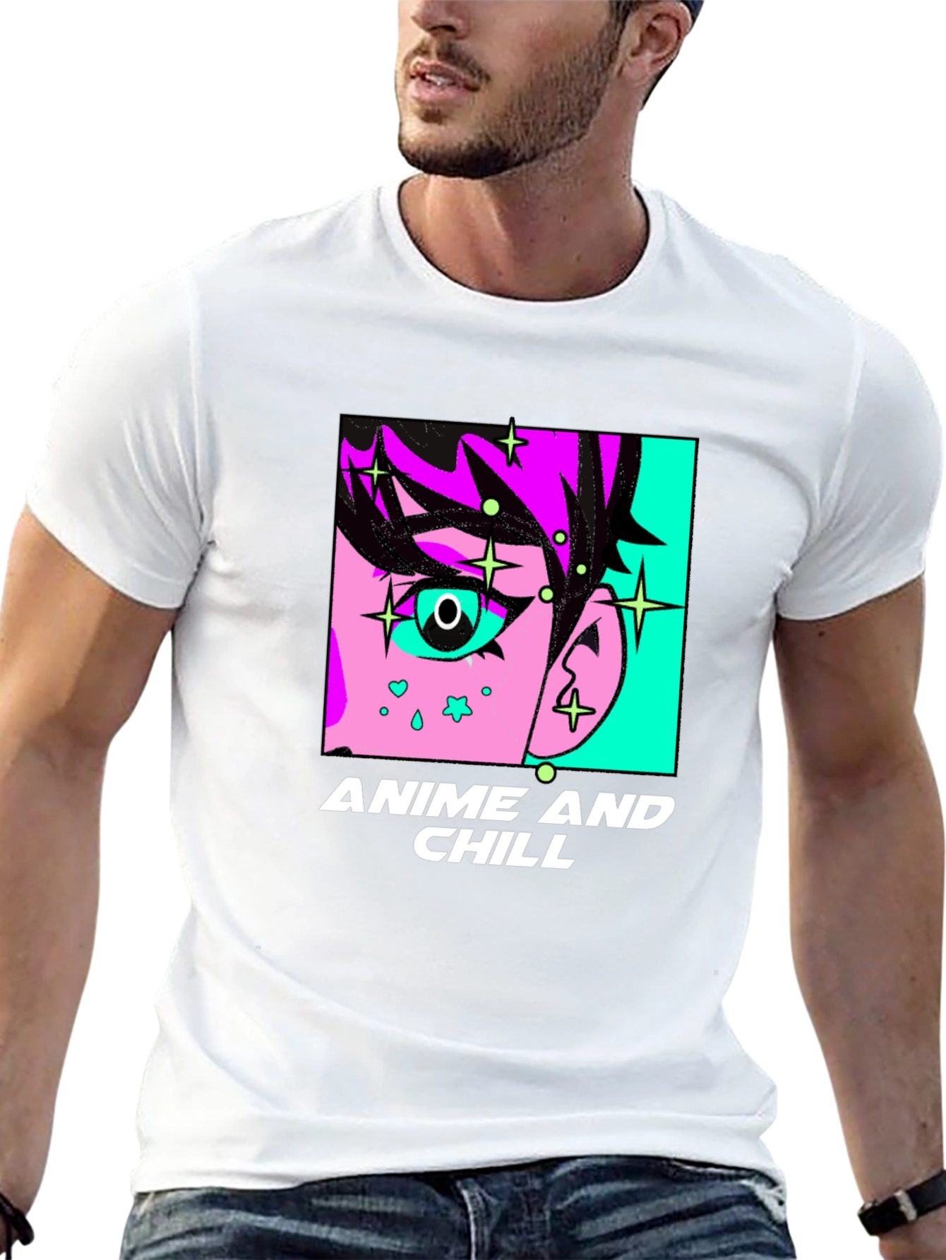Anime and Chill Graphic Tee