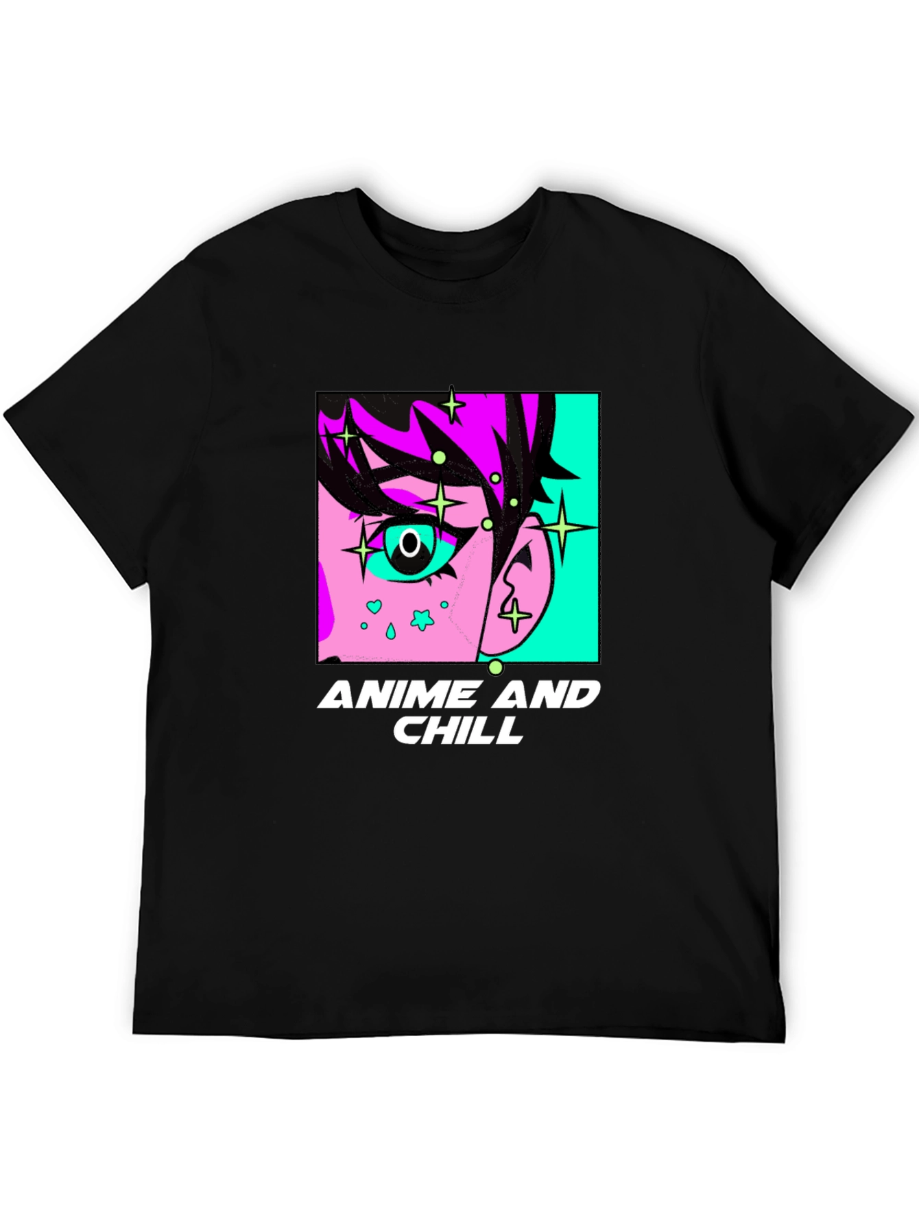 Anime and Chill Graphic Tee