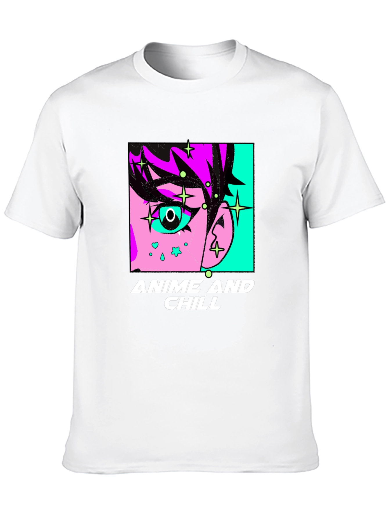 Anime and Chill Graphic Tee