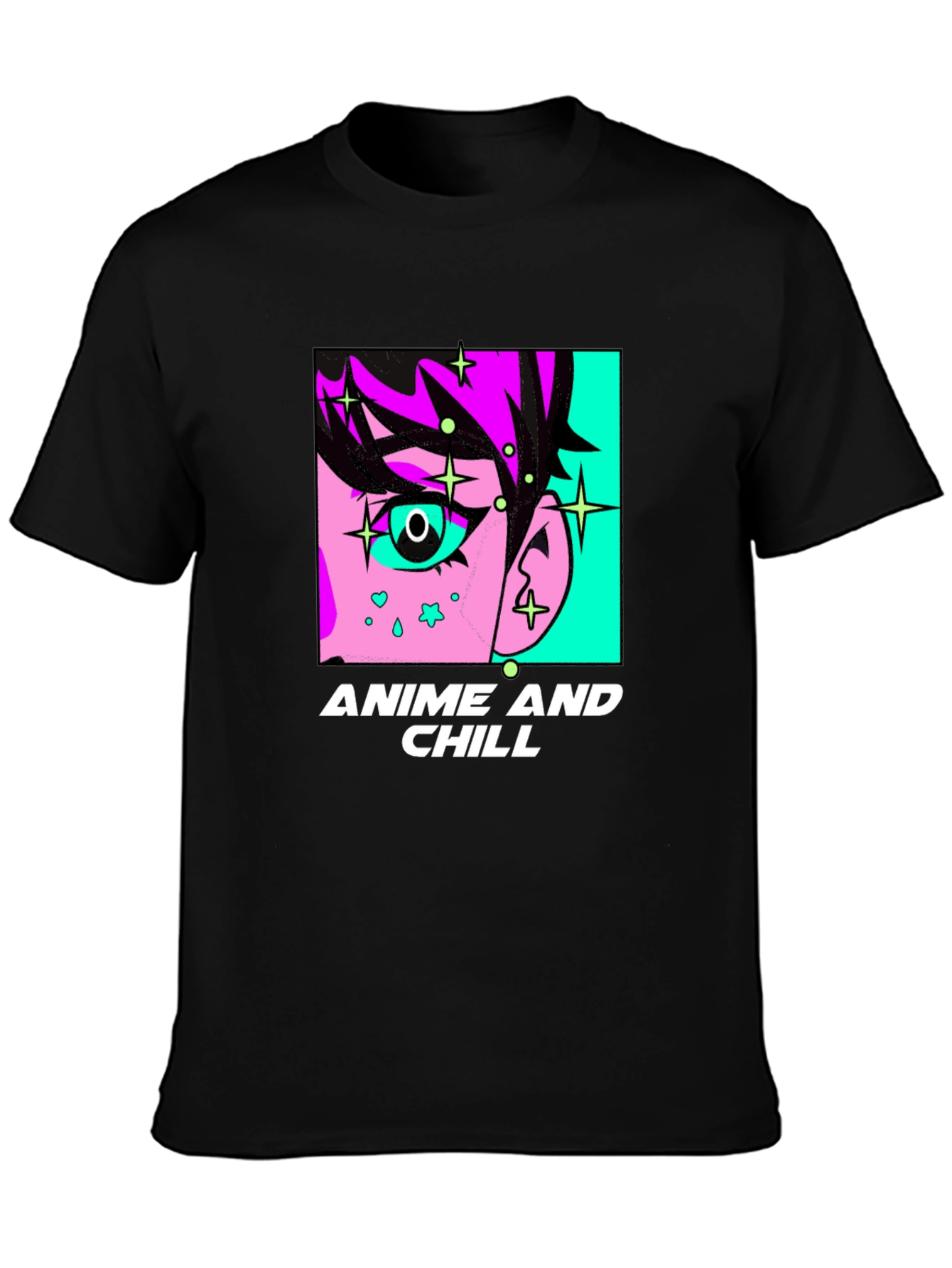 Anime and Chill Graphic Tee