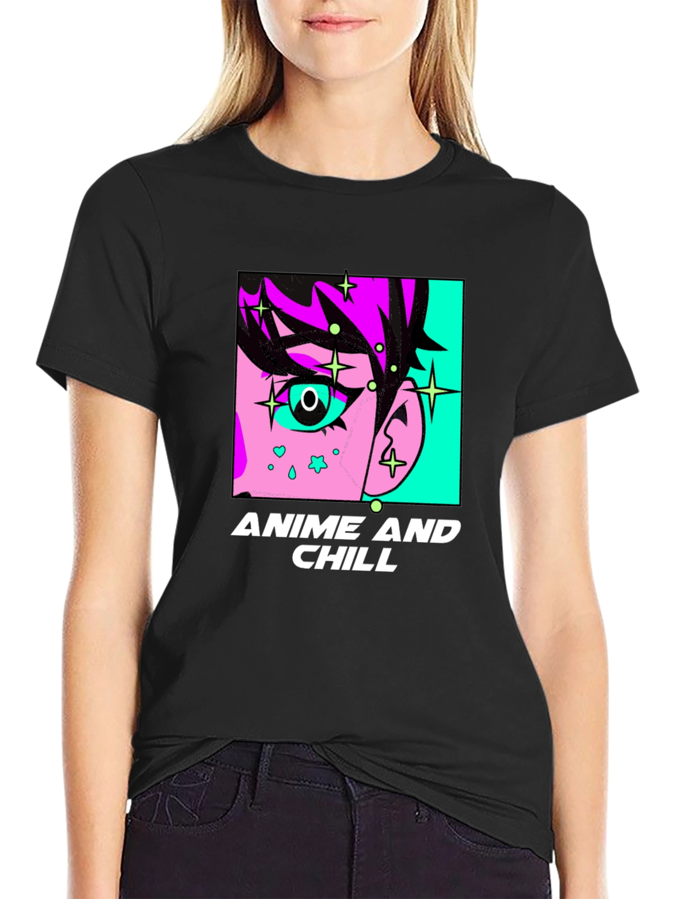 Anime and Chill Graphic Tee