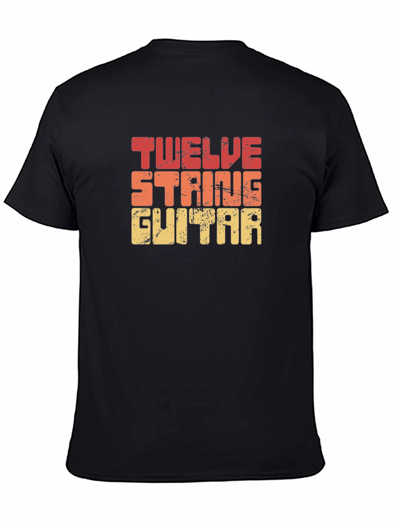 Twelve String Guitar T-Shirt - Retro Design