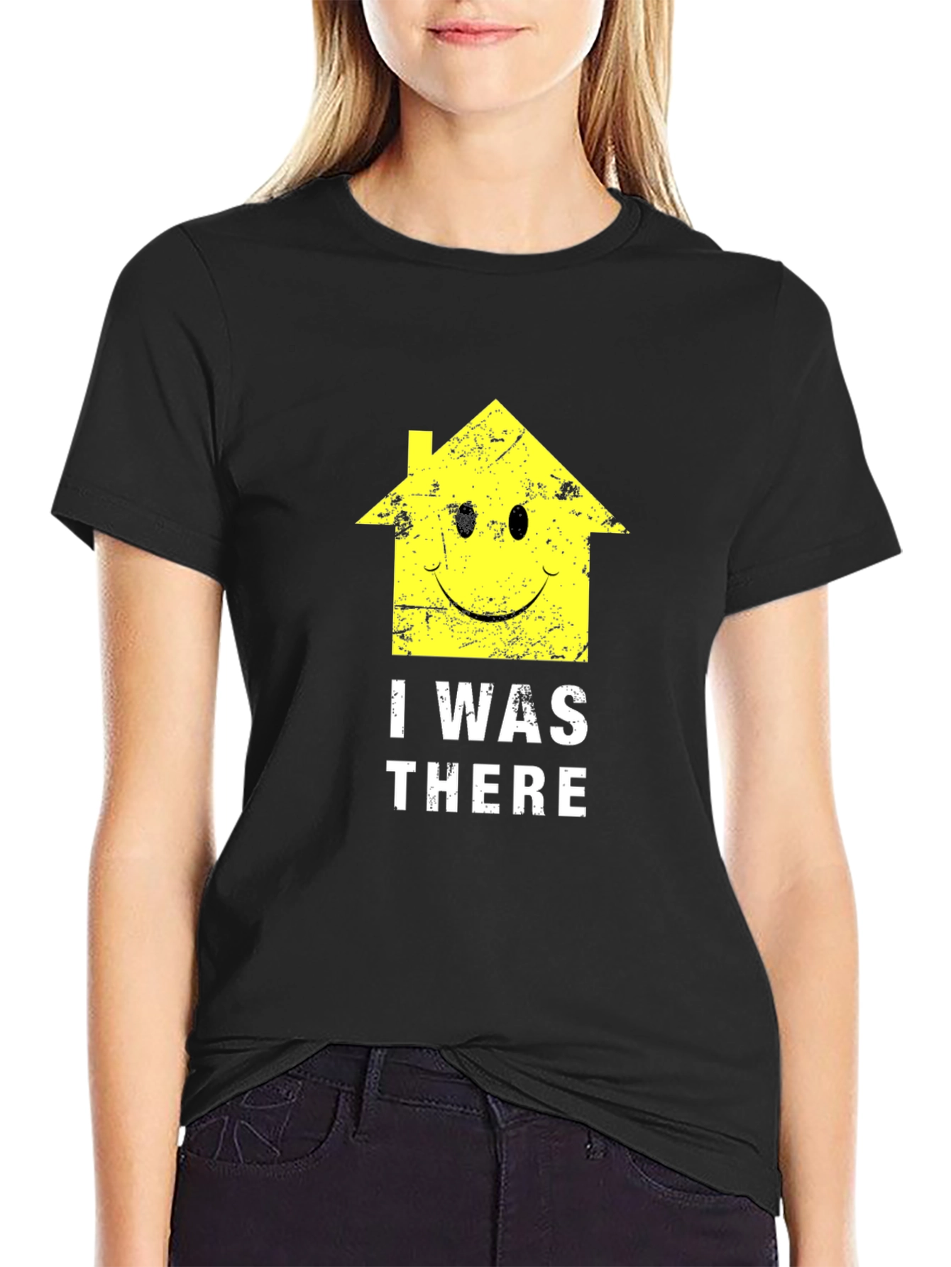 I Was There Smiley House Graphic T-Shirt