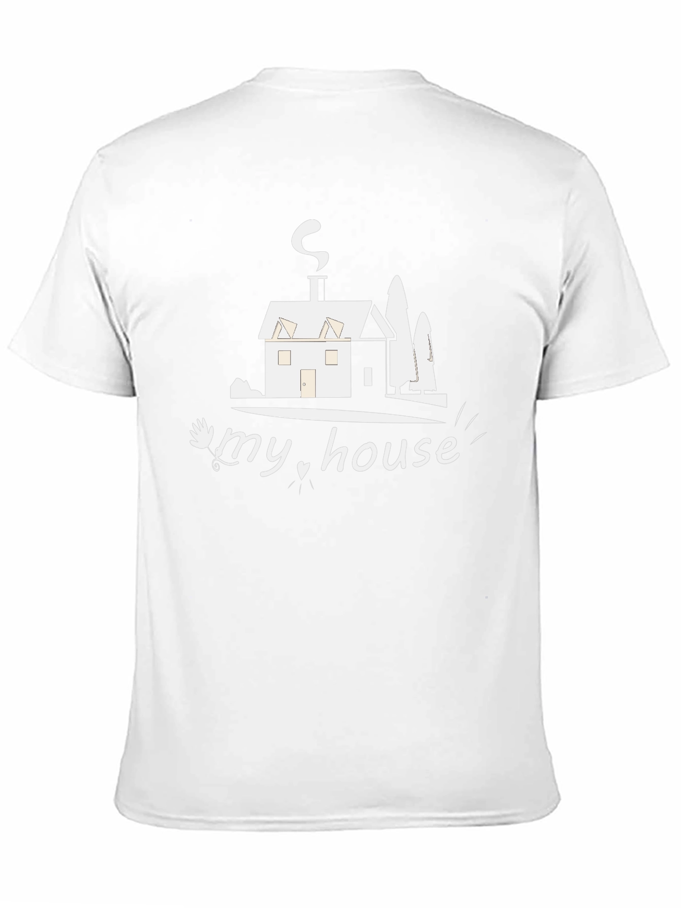 My House Graphic Tee - Stylish Comfort