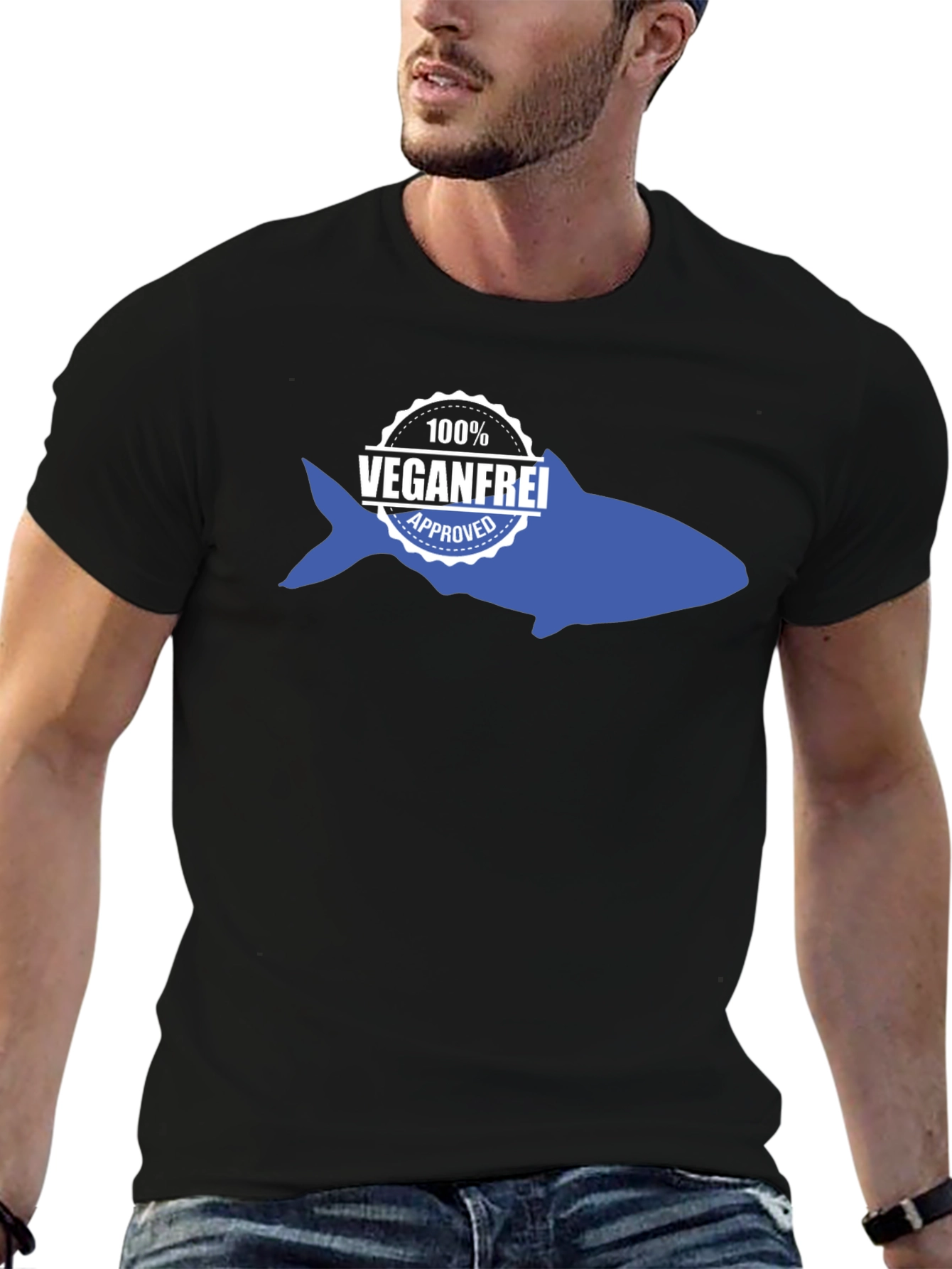Vegan Frei Shark T-Shirt
