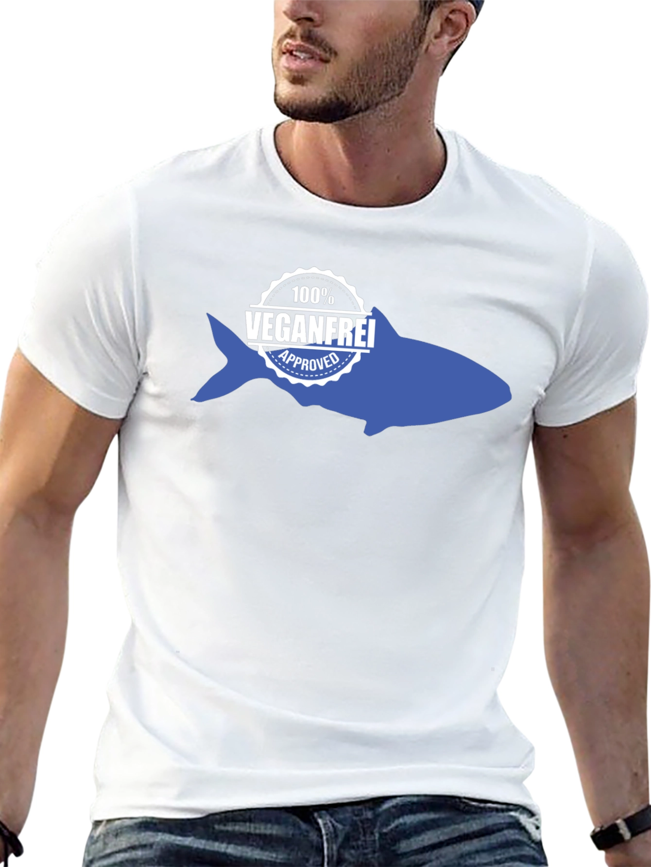 Vegan Frei Shark T-Shirt