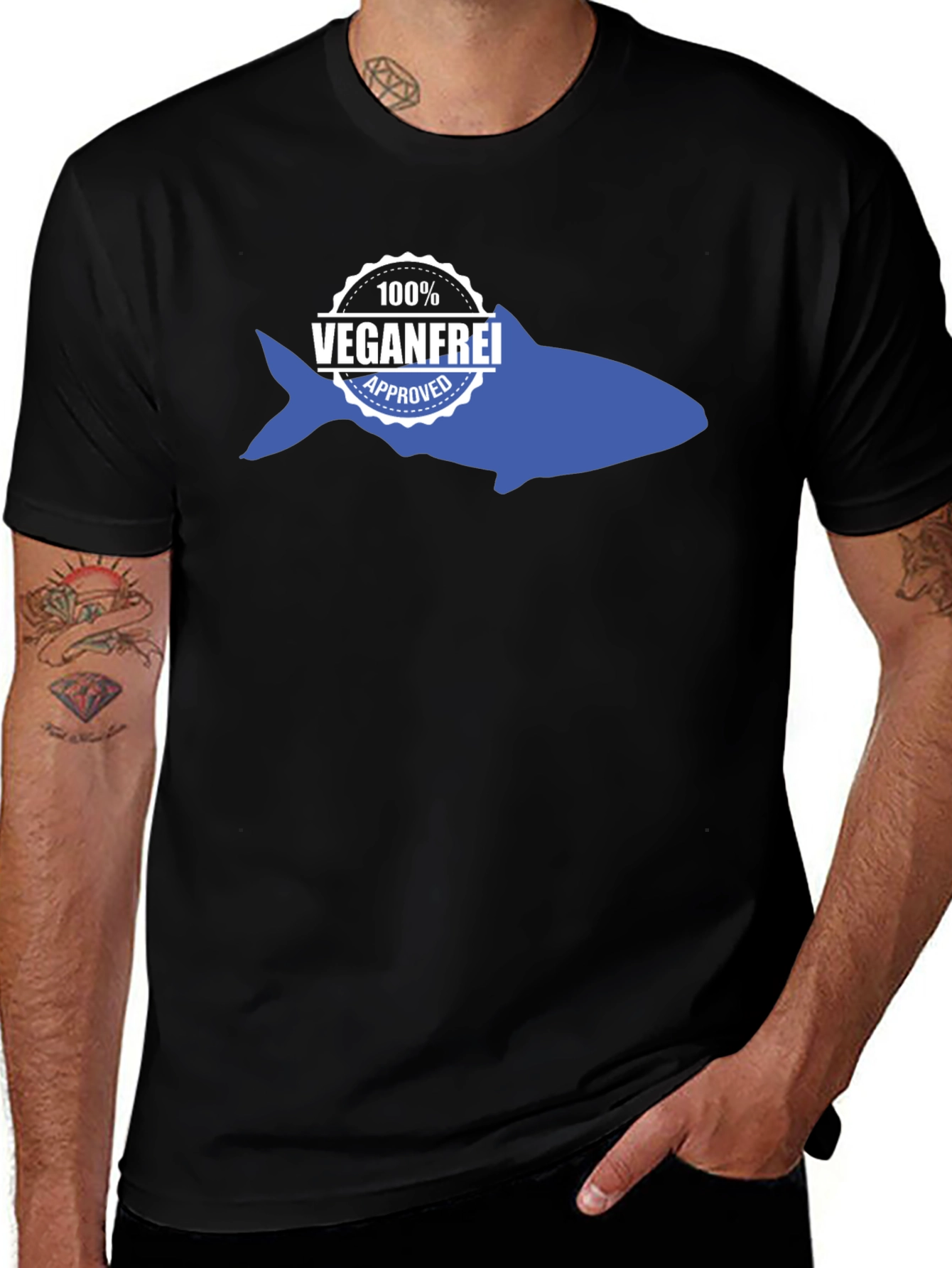 Vegan Frei Shark T-Shirt