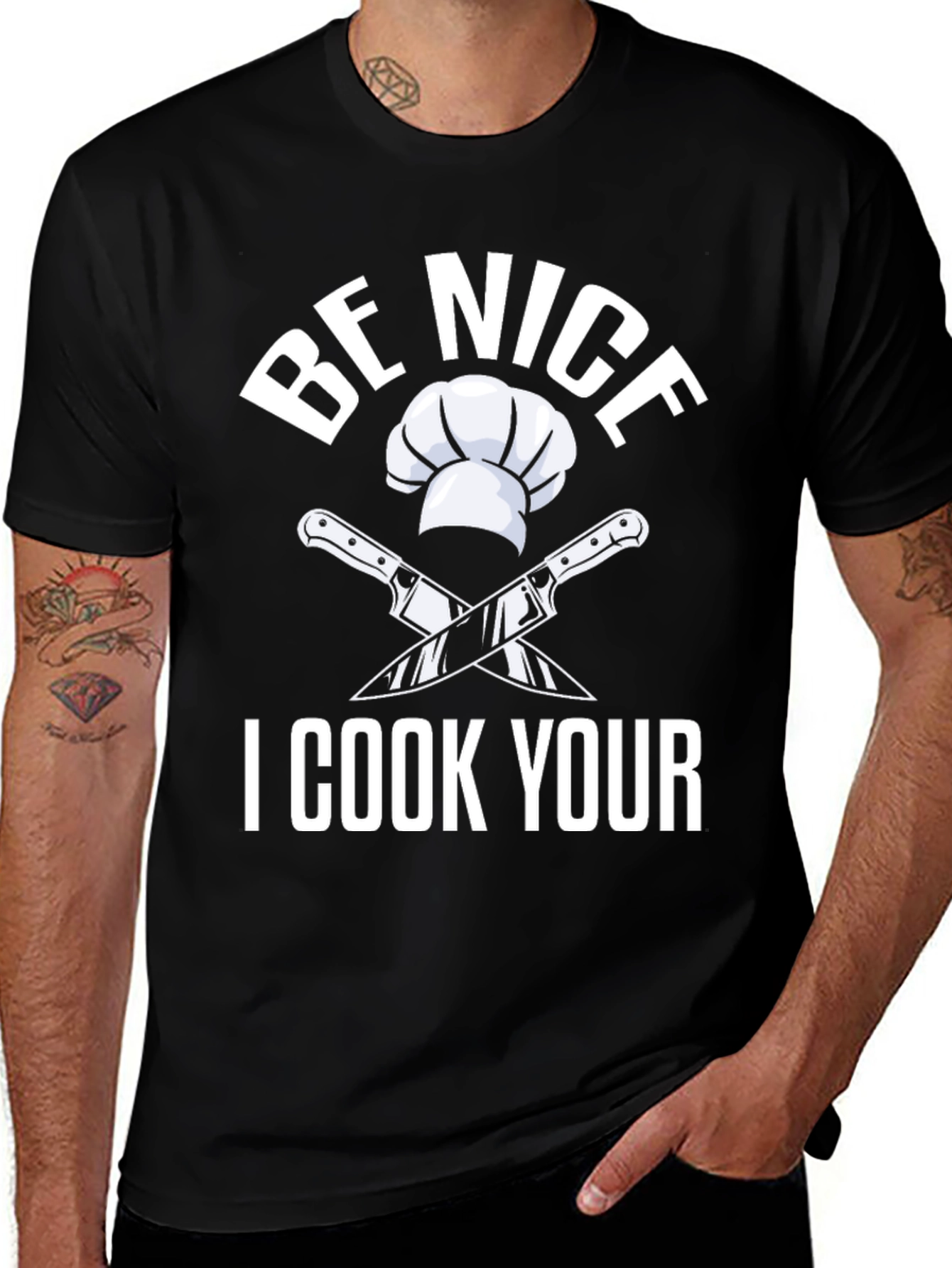 Be Nice I Cook Your T-Shirt Funny Chef Gift