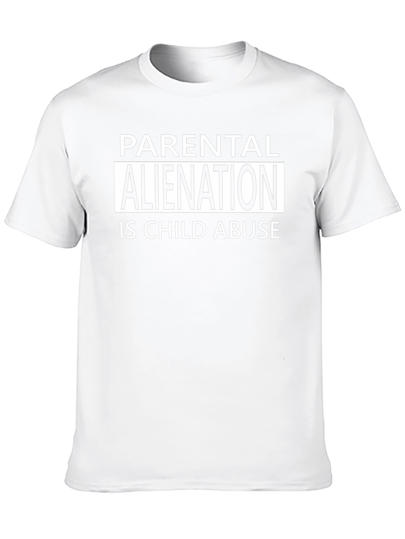 Parental Alienation is Child Abuse Black T-Shirt