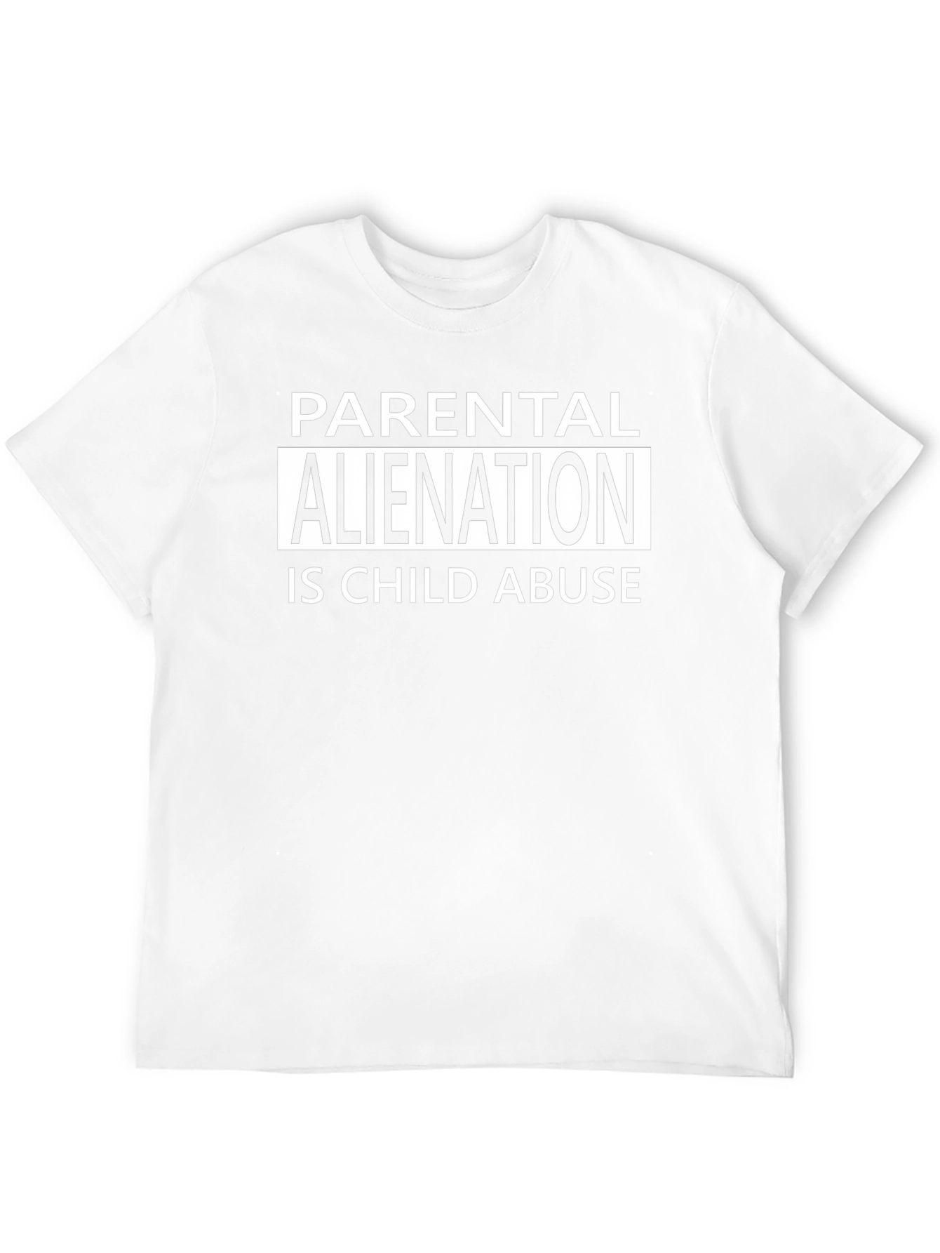 Parental Alienation is Child Abuse Black T-Shirt