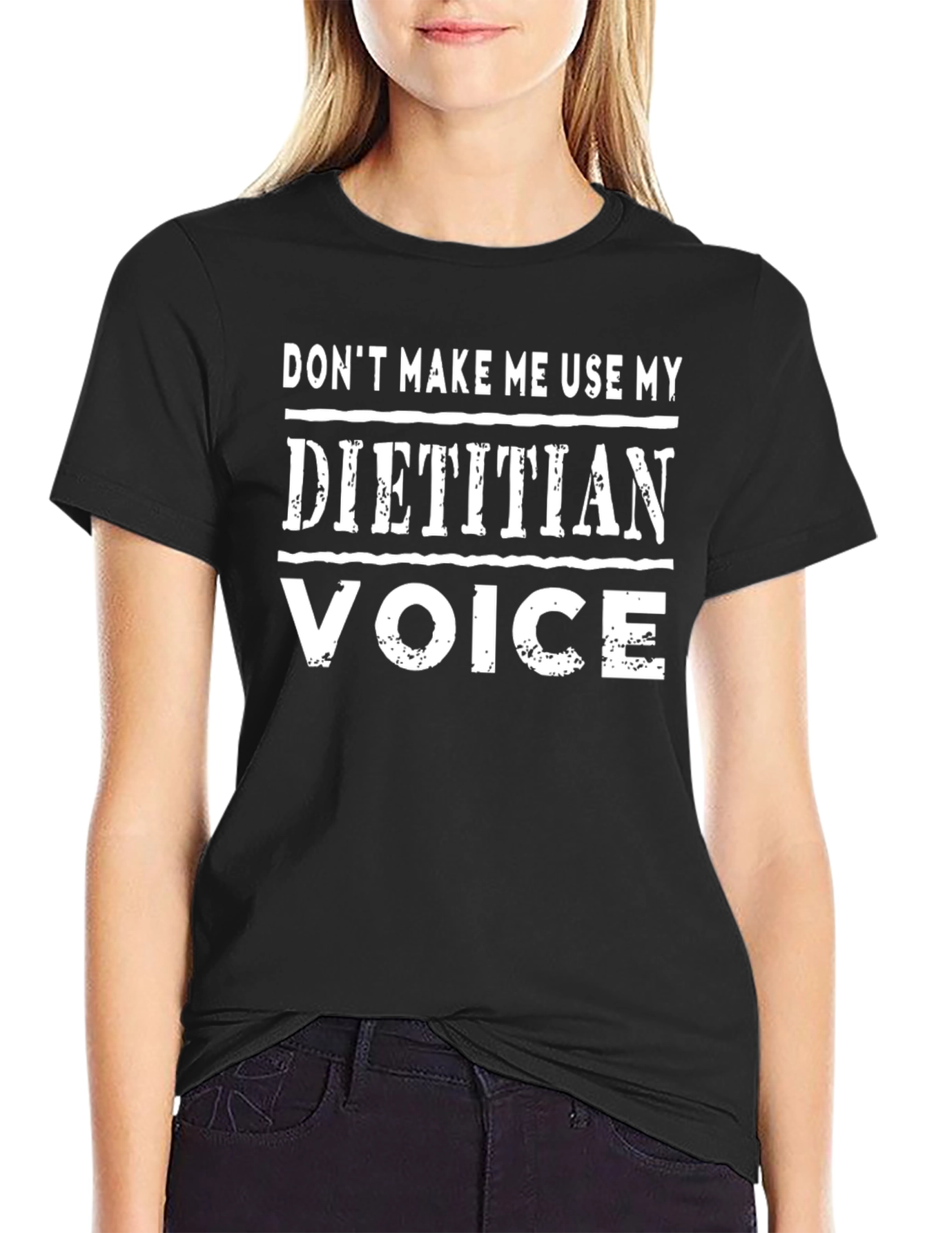 Dietitian Voice Funny Graphic T-Shirt