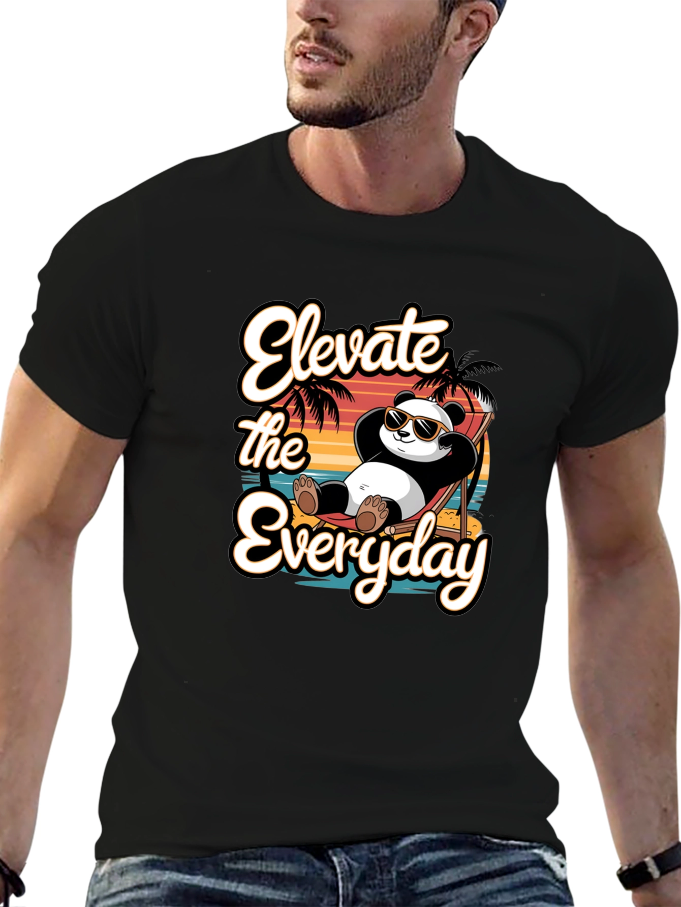 Elevate the Everyday Panda T-Shirt