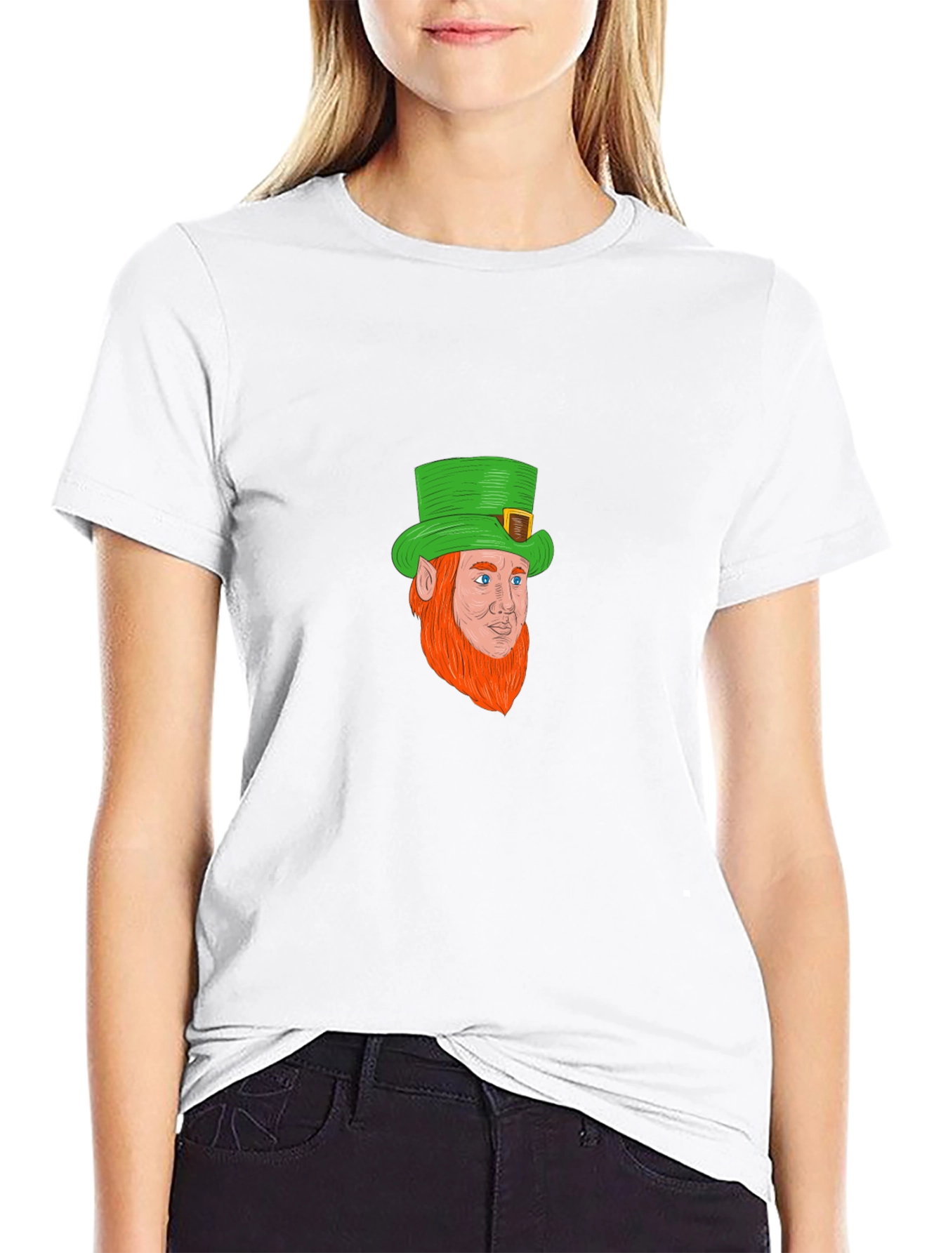 Leprechaun Graphic Print T-Shirt
