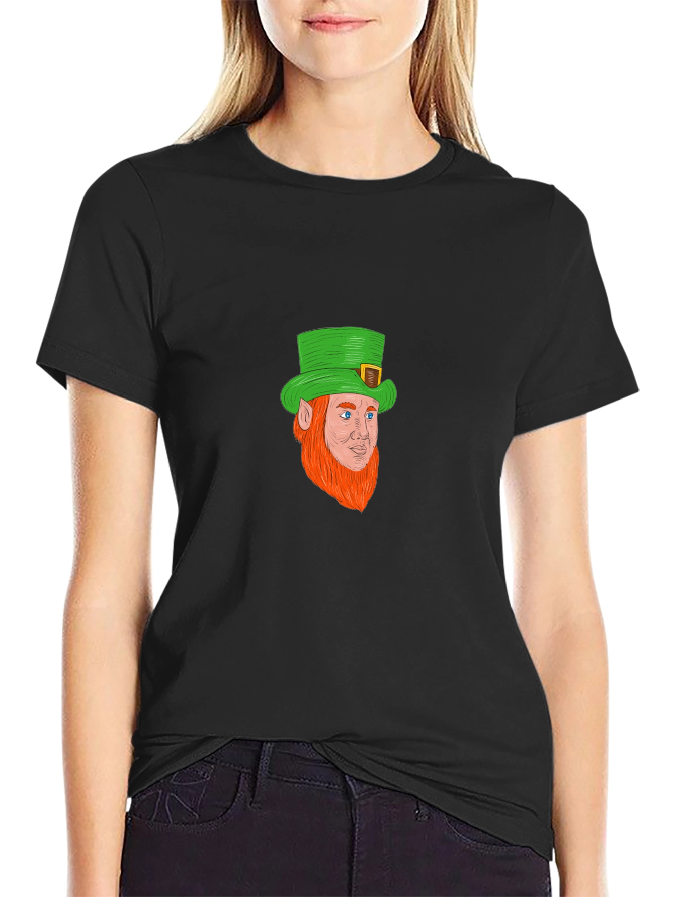 Leprechaun Graphic Print T-Shirt