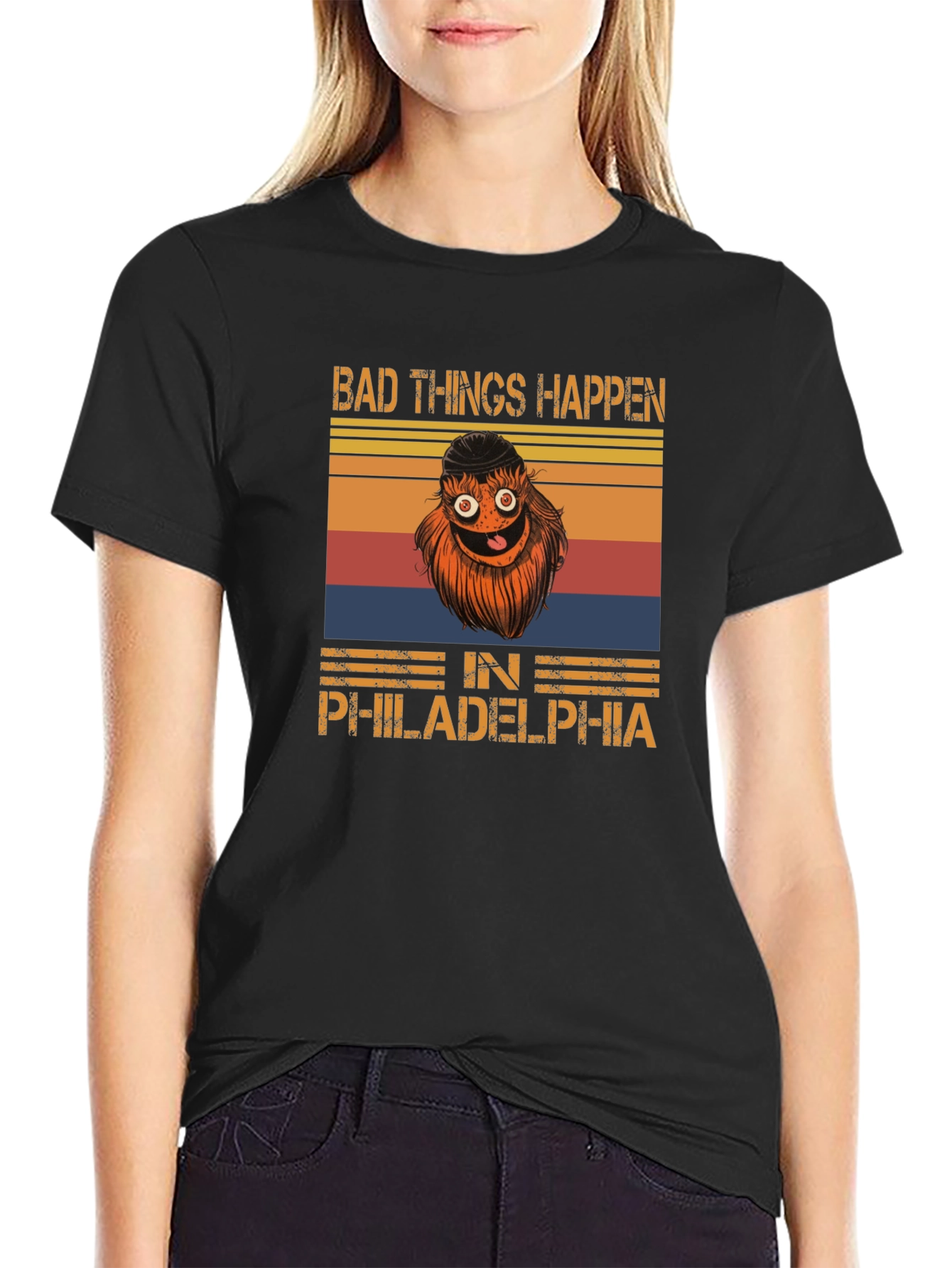 Bad Things Happen in Philadelphia Gritty T-Shirt