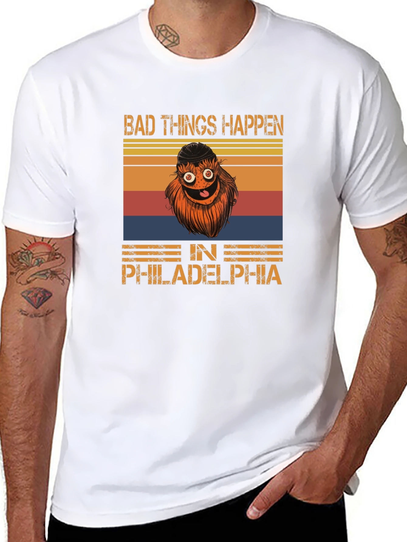 Bad Things Happen in Philadelphia Gritty T-Shirt