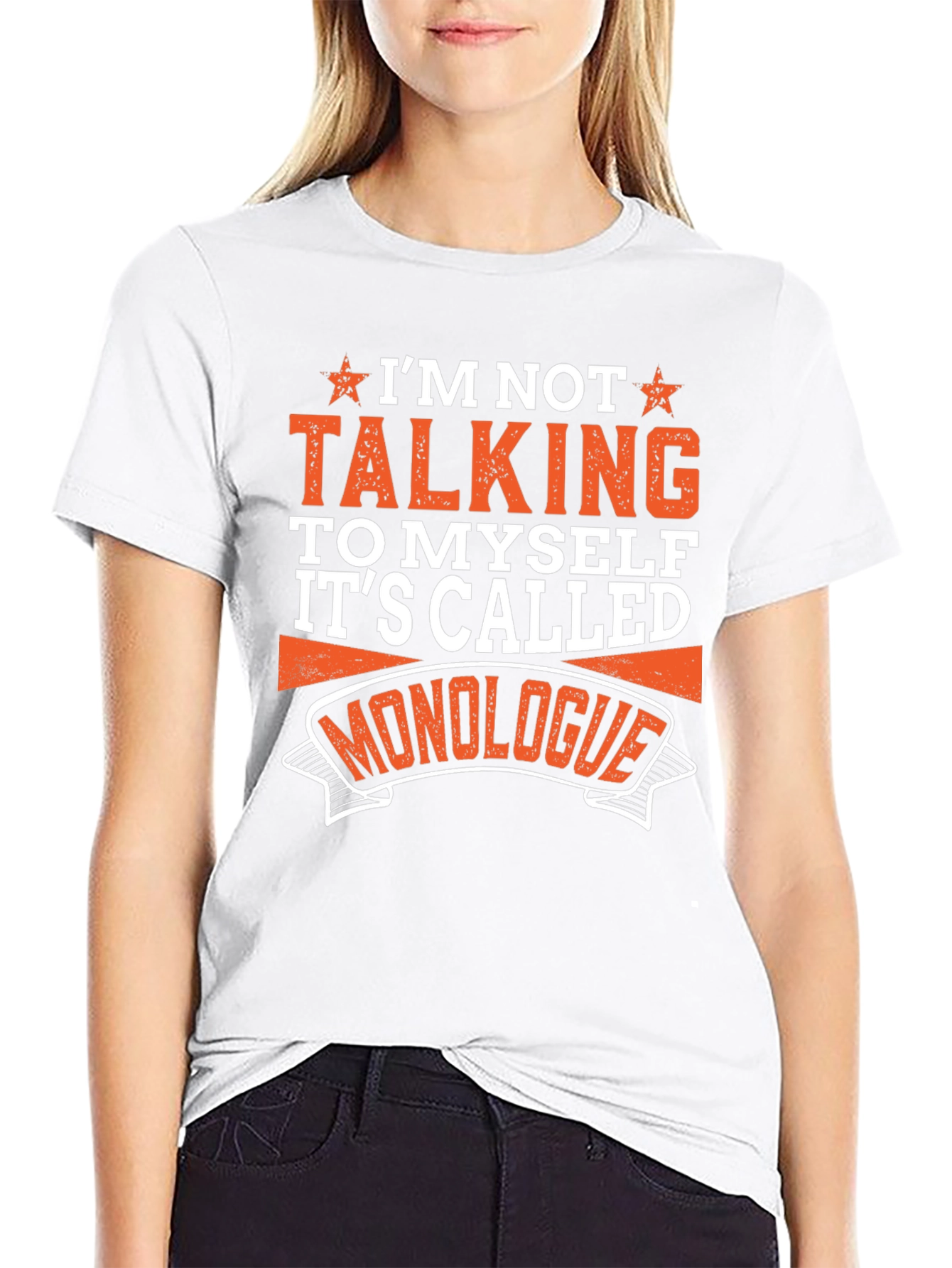 Monologue Graphic T-Shirt - Funny Sarcastic Tee