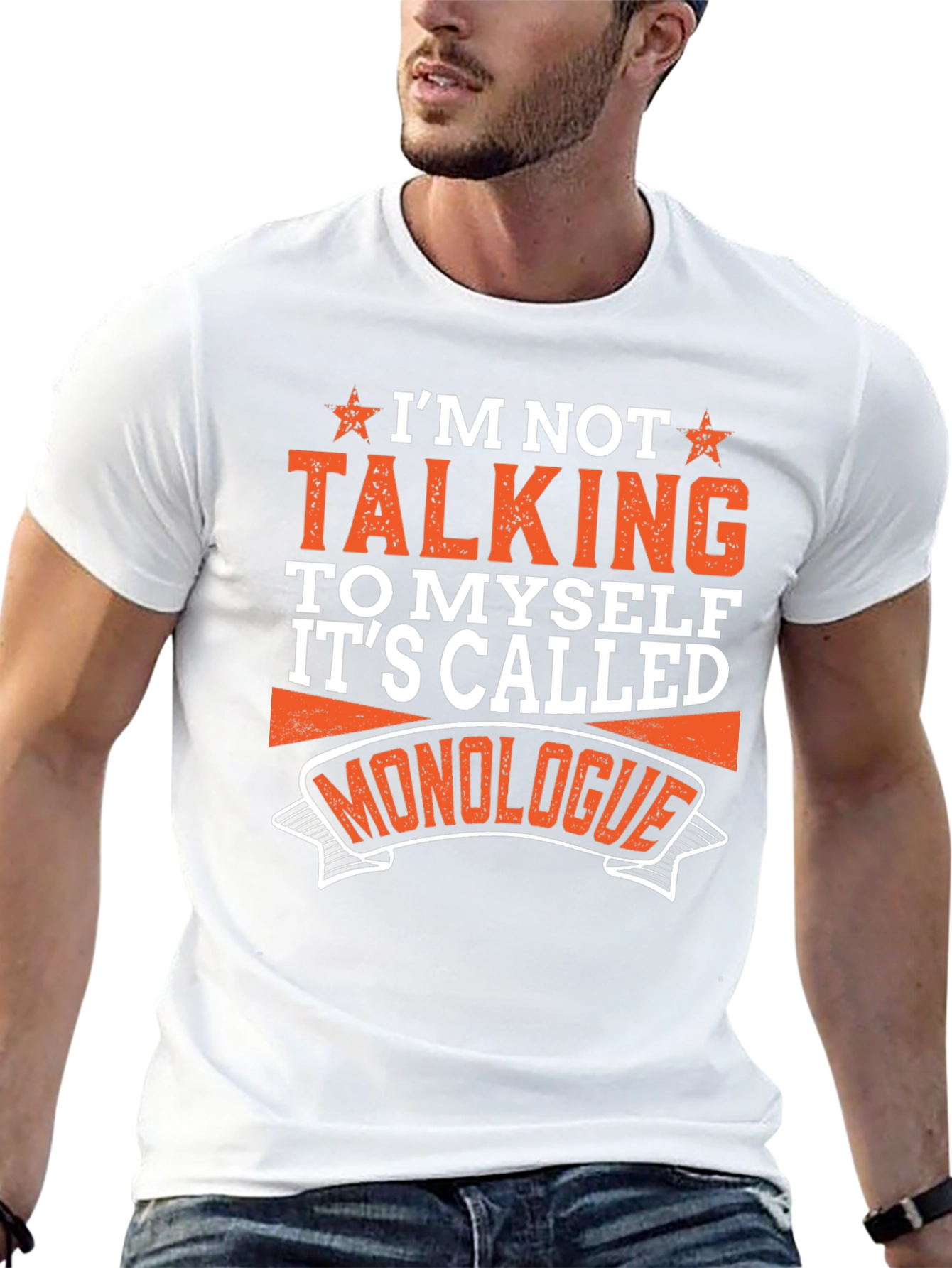 Monologue Graphic T-Shirt - Funny Sarcastic Tee