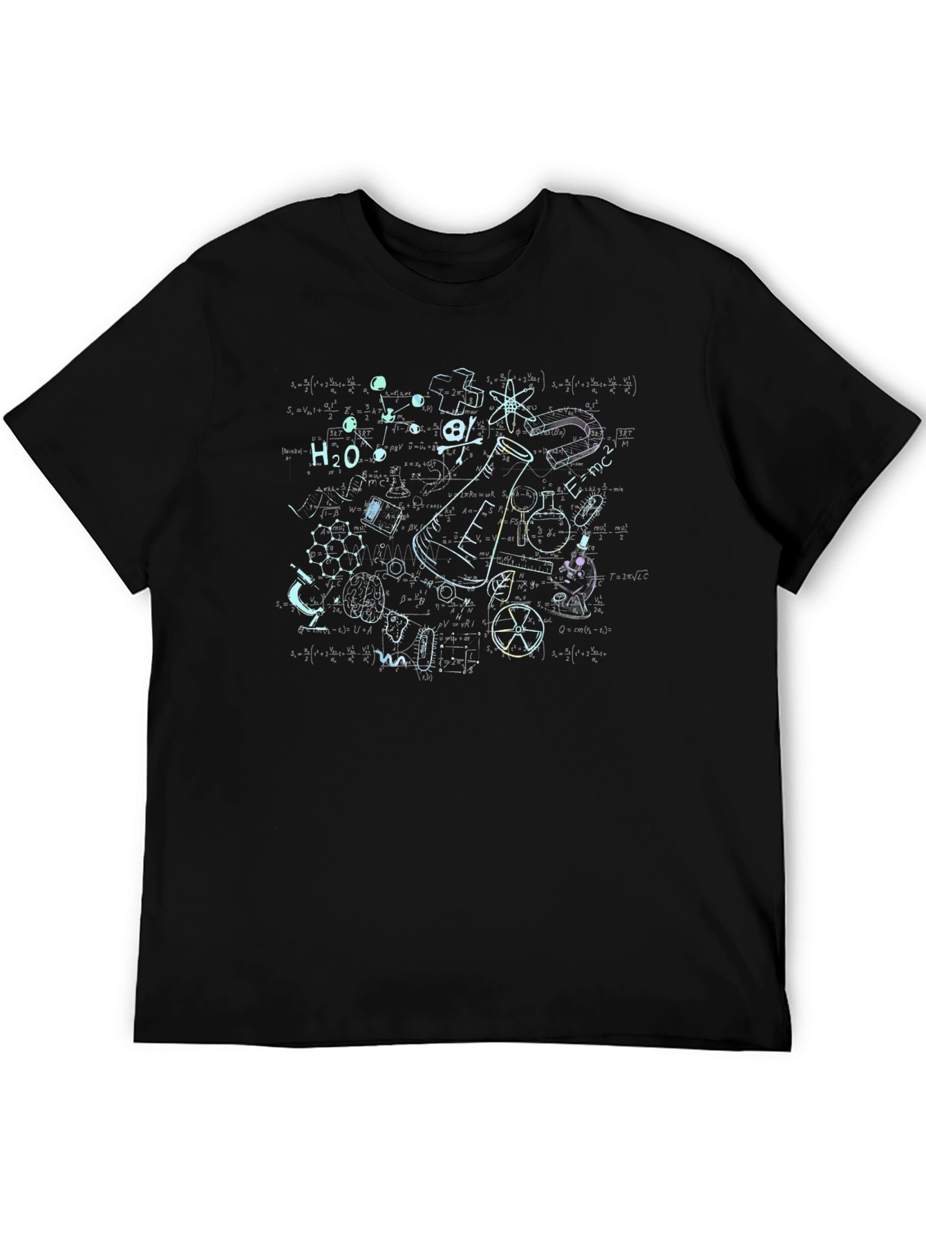 Science Formula Black T-Shirt