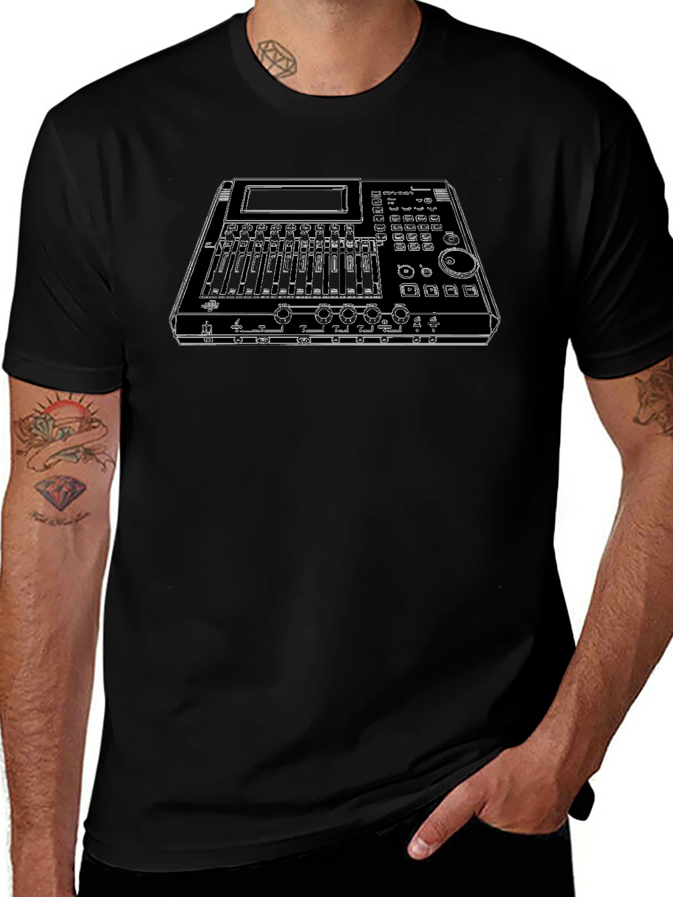 Mixer Graphic T-Shirt - Music Producer Tee