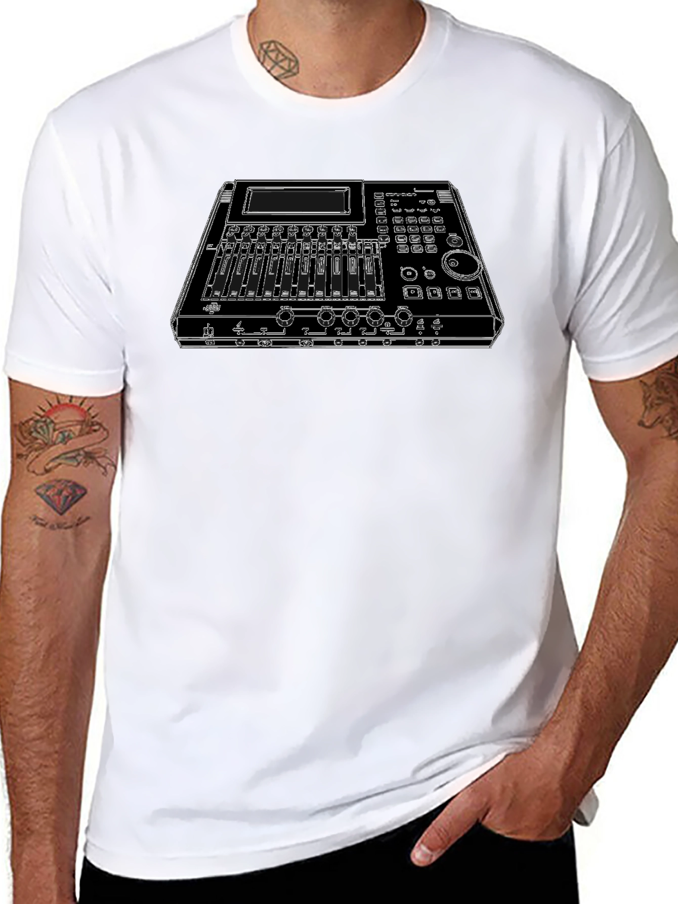 Mixer Graphic T-Shirt - Music Producer Tee