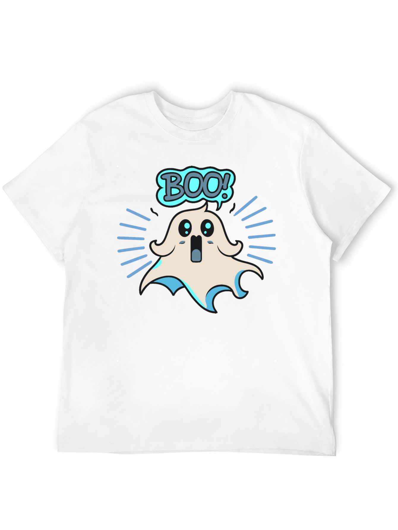 Boo! Ghost Graphic T-Shirt - Halloween Tee